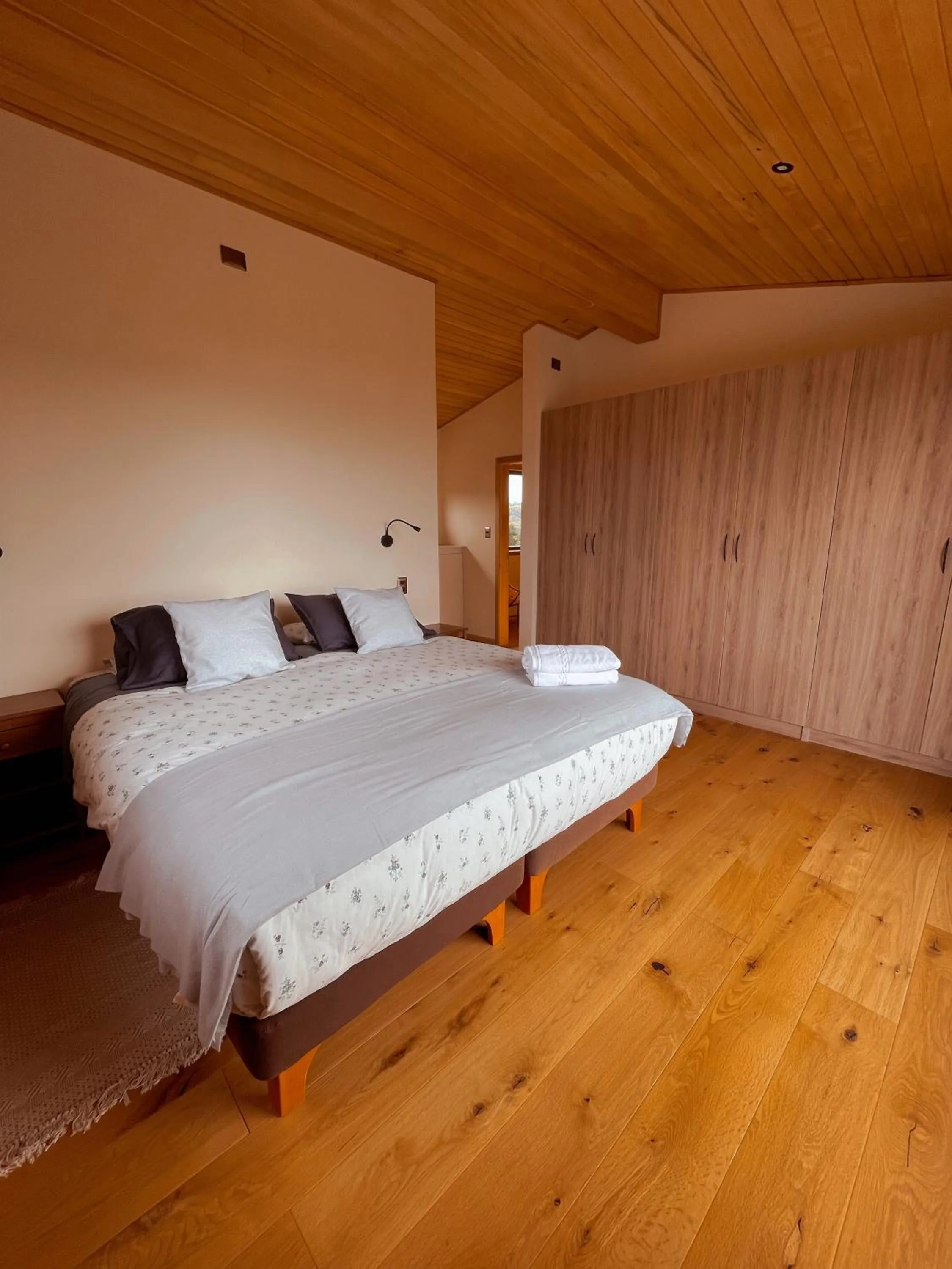 Bed in Refugio Pullao