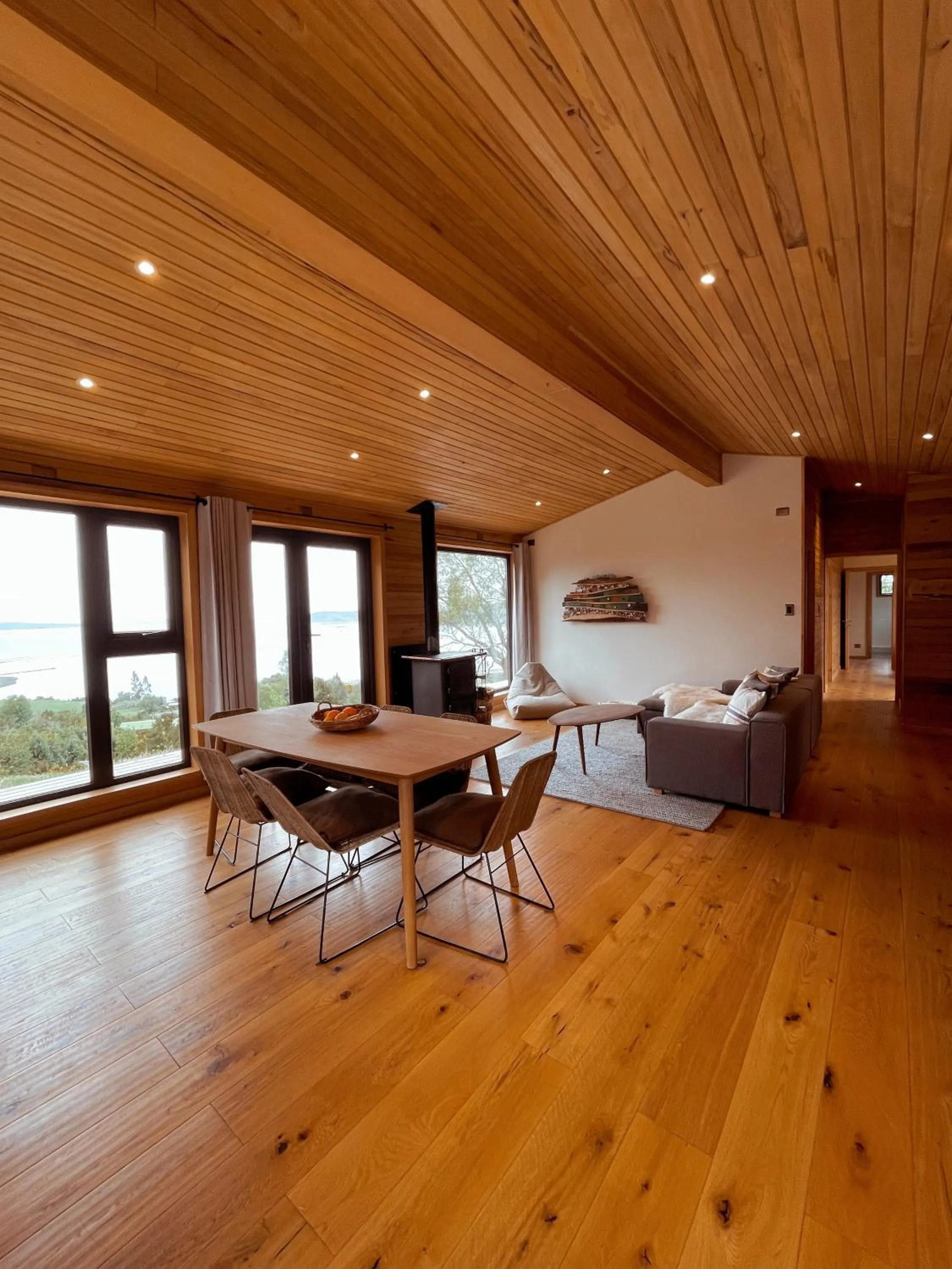 Living room in Refugio Pullao