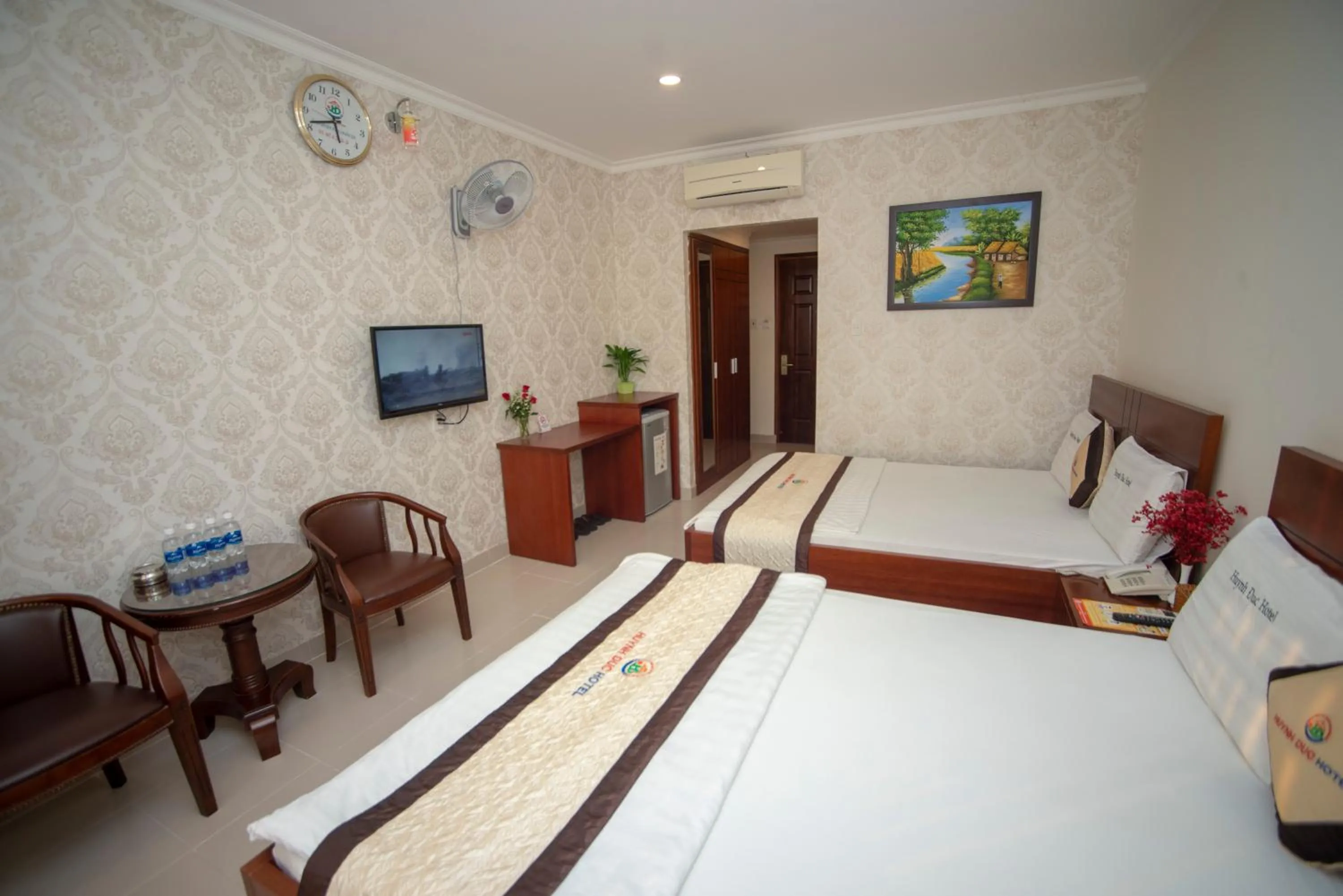 Bed in Huynh Duc Hotel
