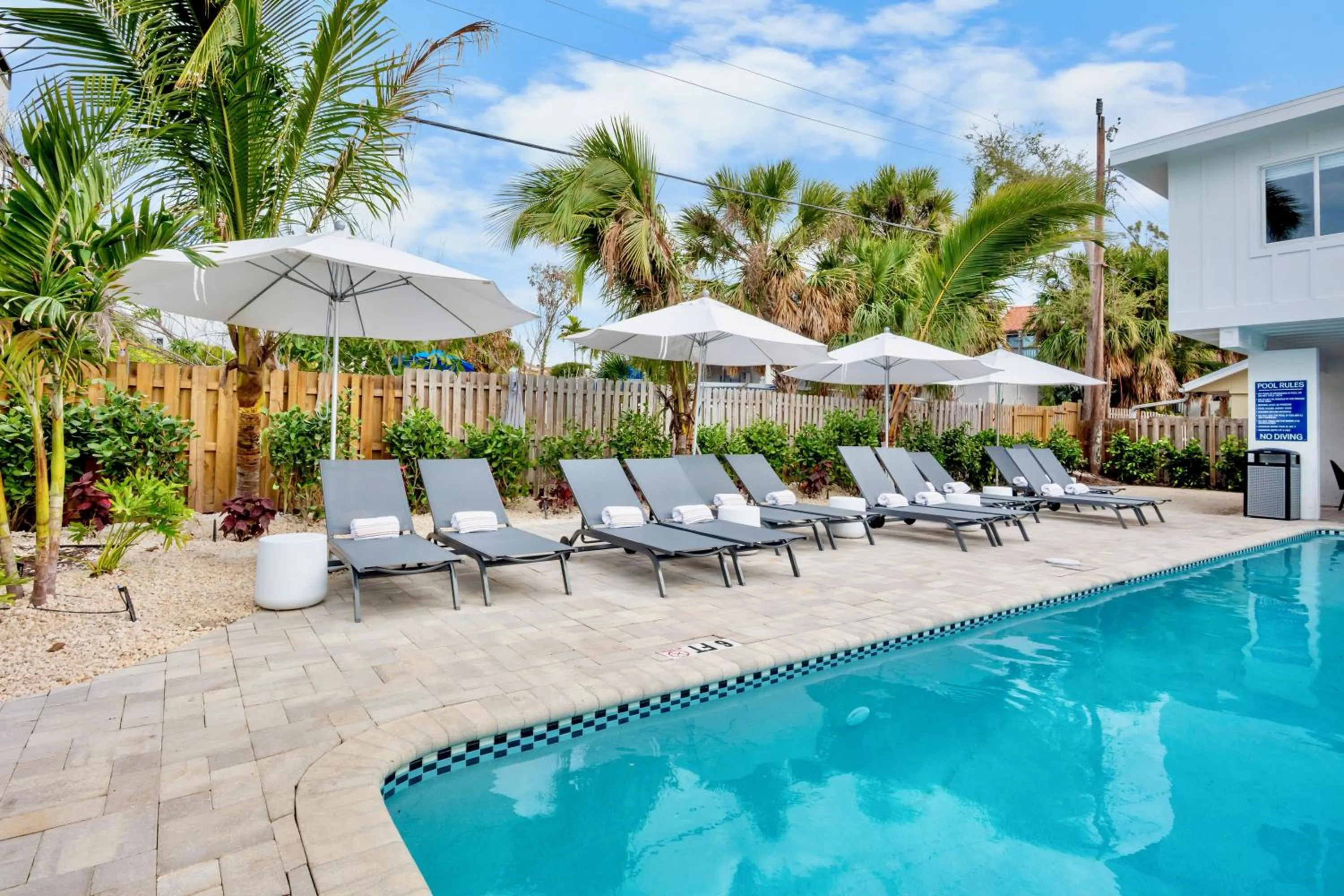 Pool view in Azul Resort Siesta Key