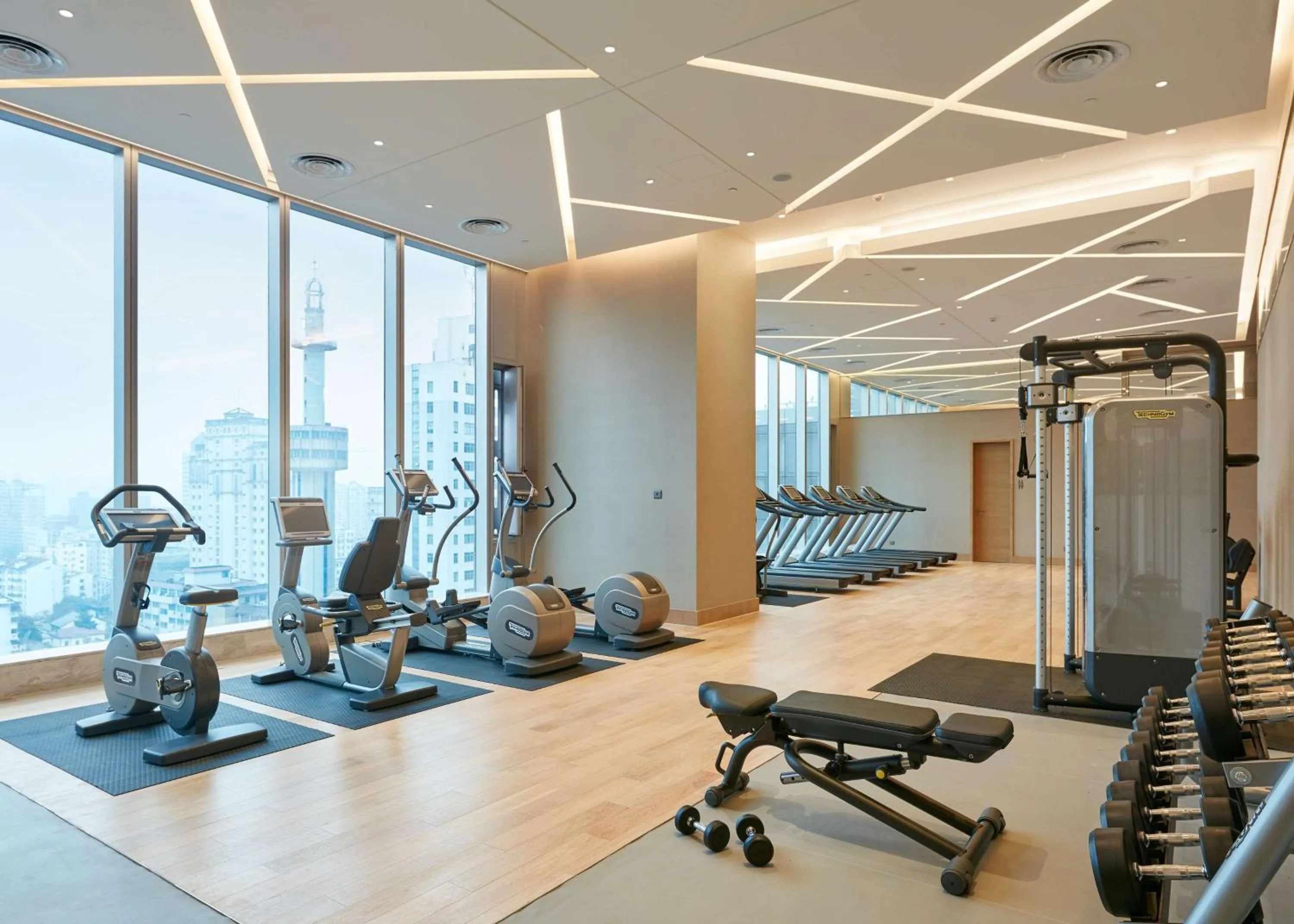 Fitness centre/facilities in Hyatt Regency Wuxi
