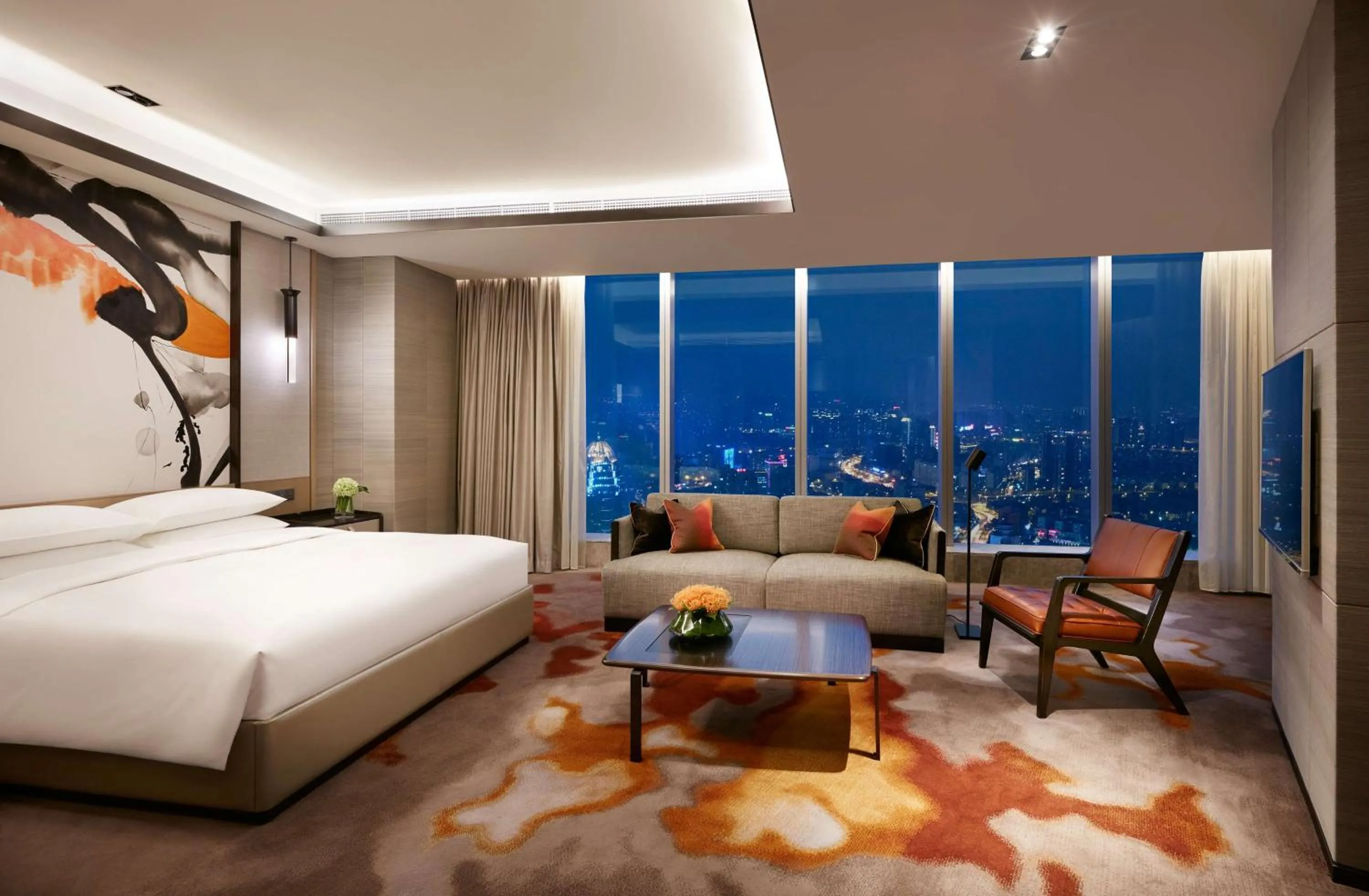Photo of the whole room, Bed in Hyatt Regency Wuxi