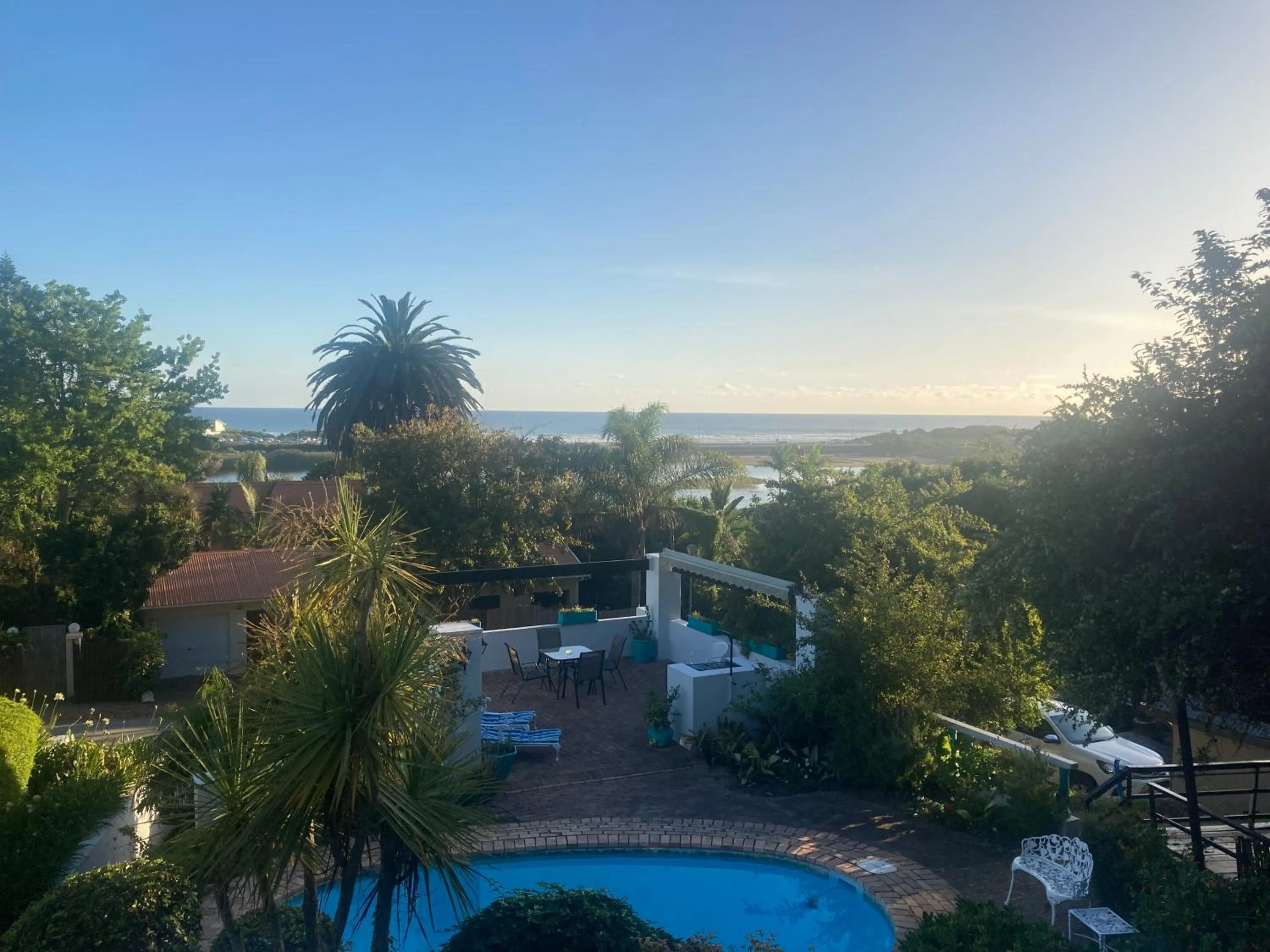 Garden view in Mont Fleur B&B