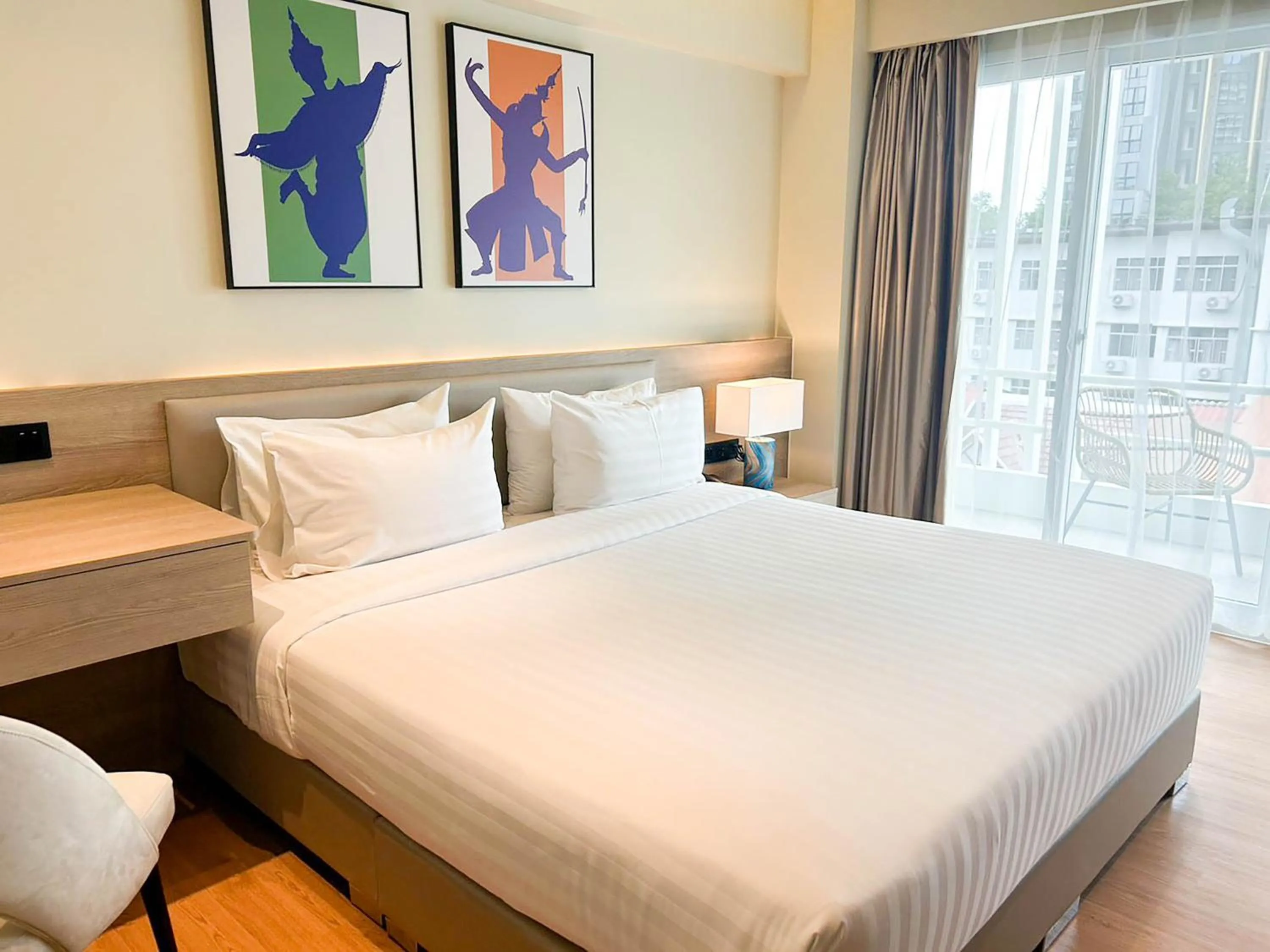 Bed in The One Bay Breeze