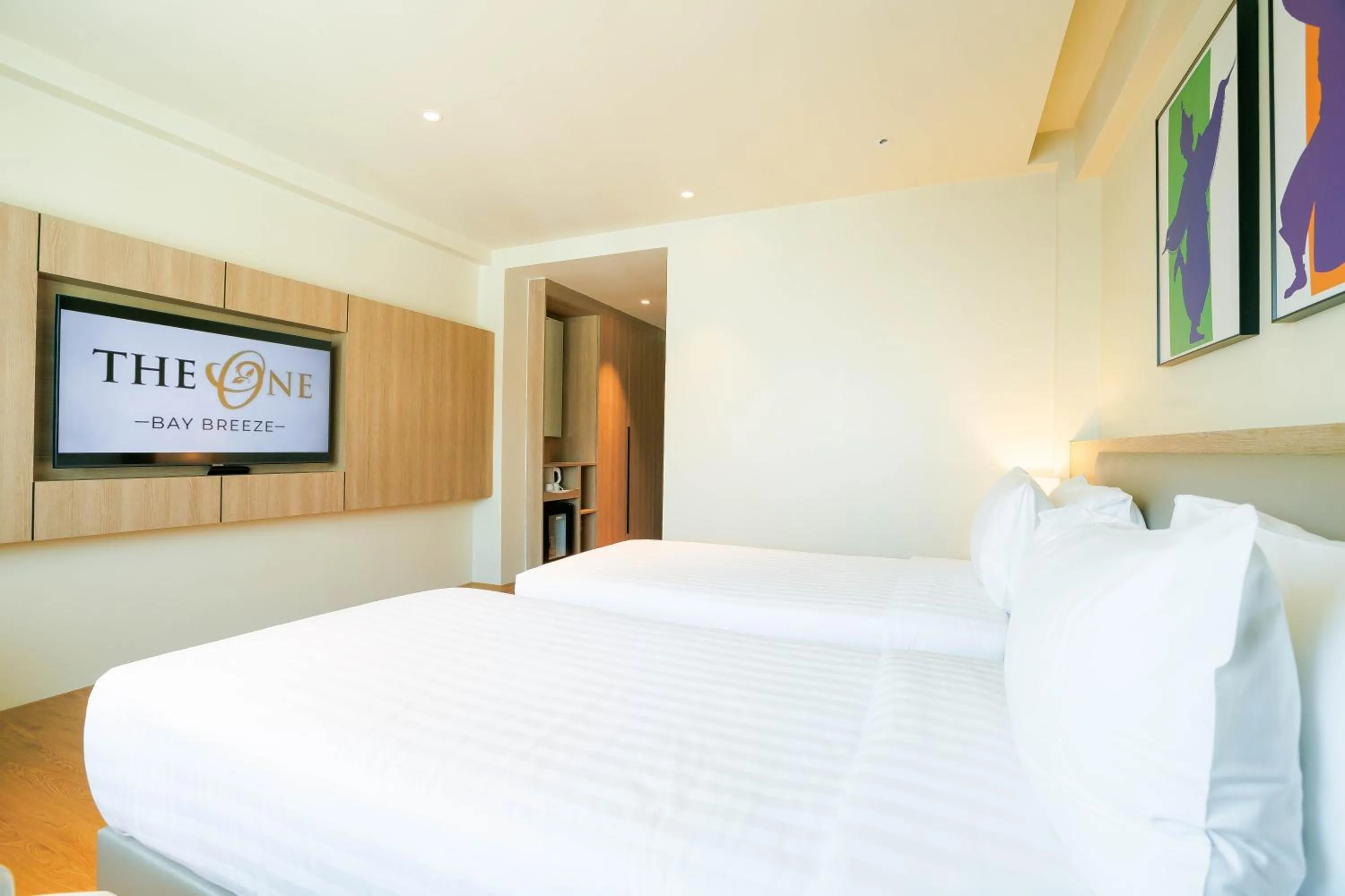 Bed in The One Bay Breeze