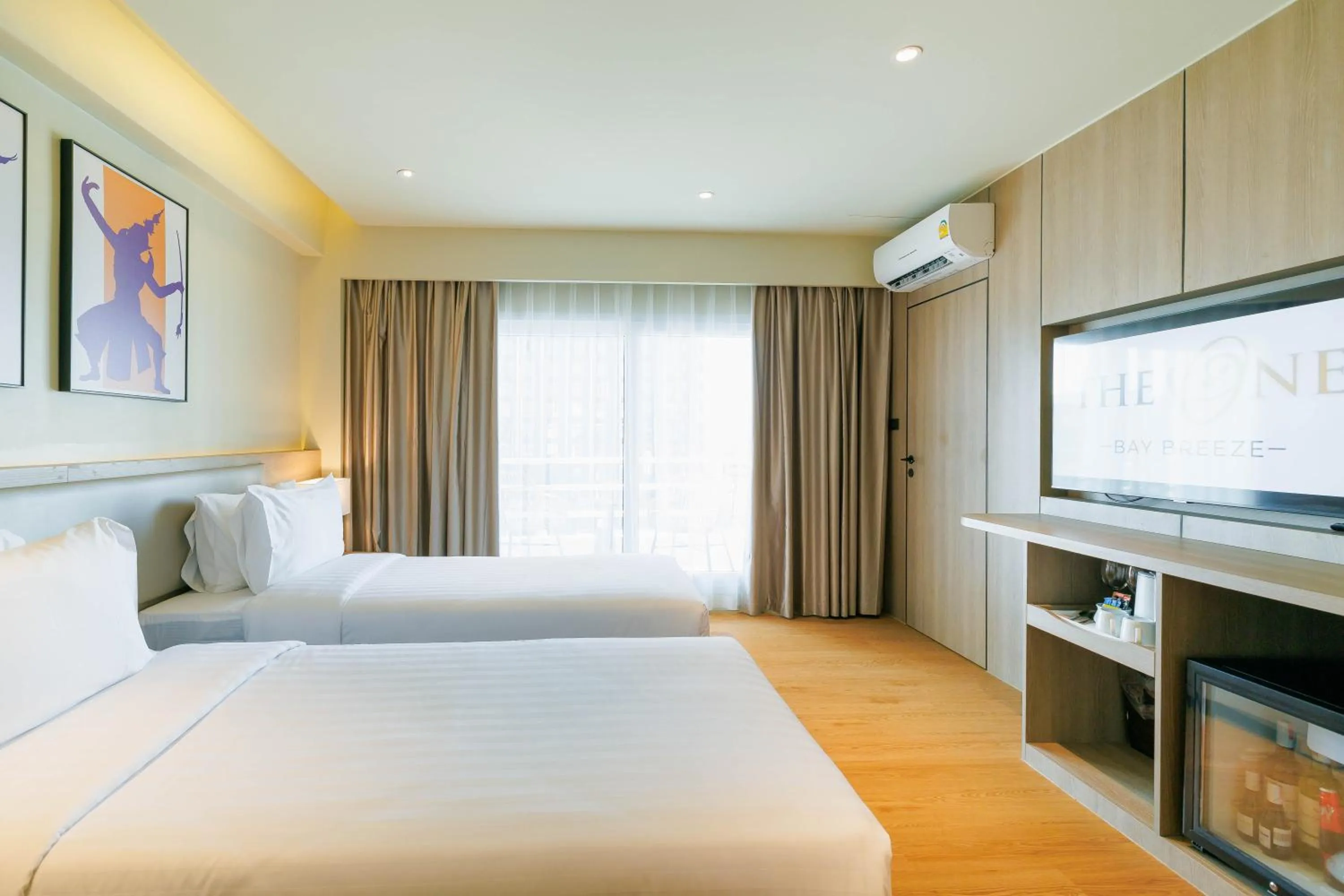 Bed in The One Bay Breeze