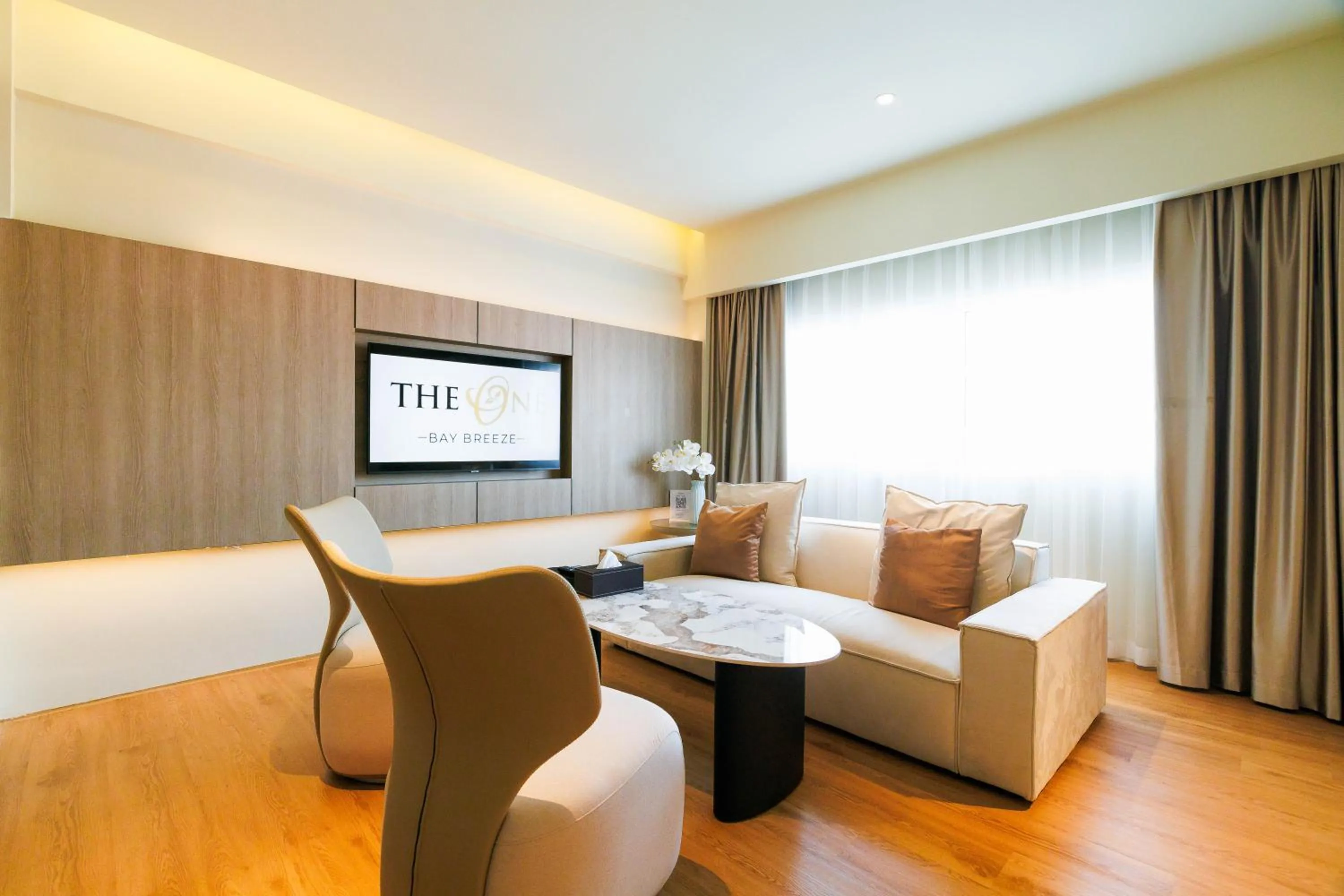 Bed in The One Bay Breeze