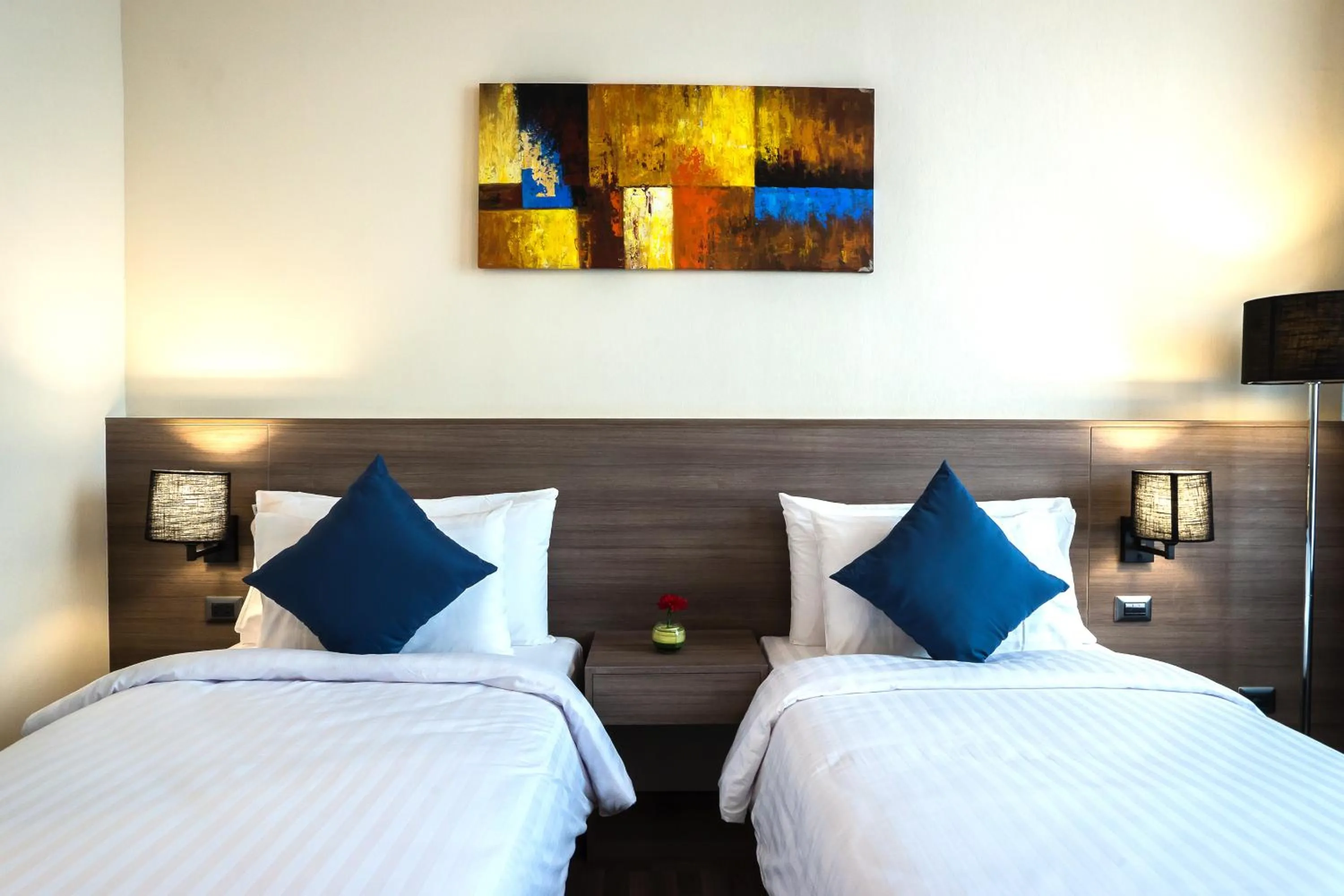 Bed in Best Western Plus Wanda Grand Hotel