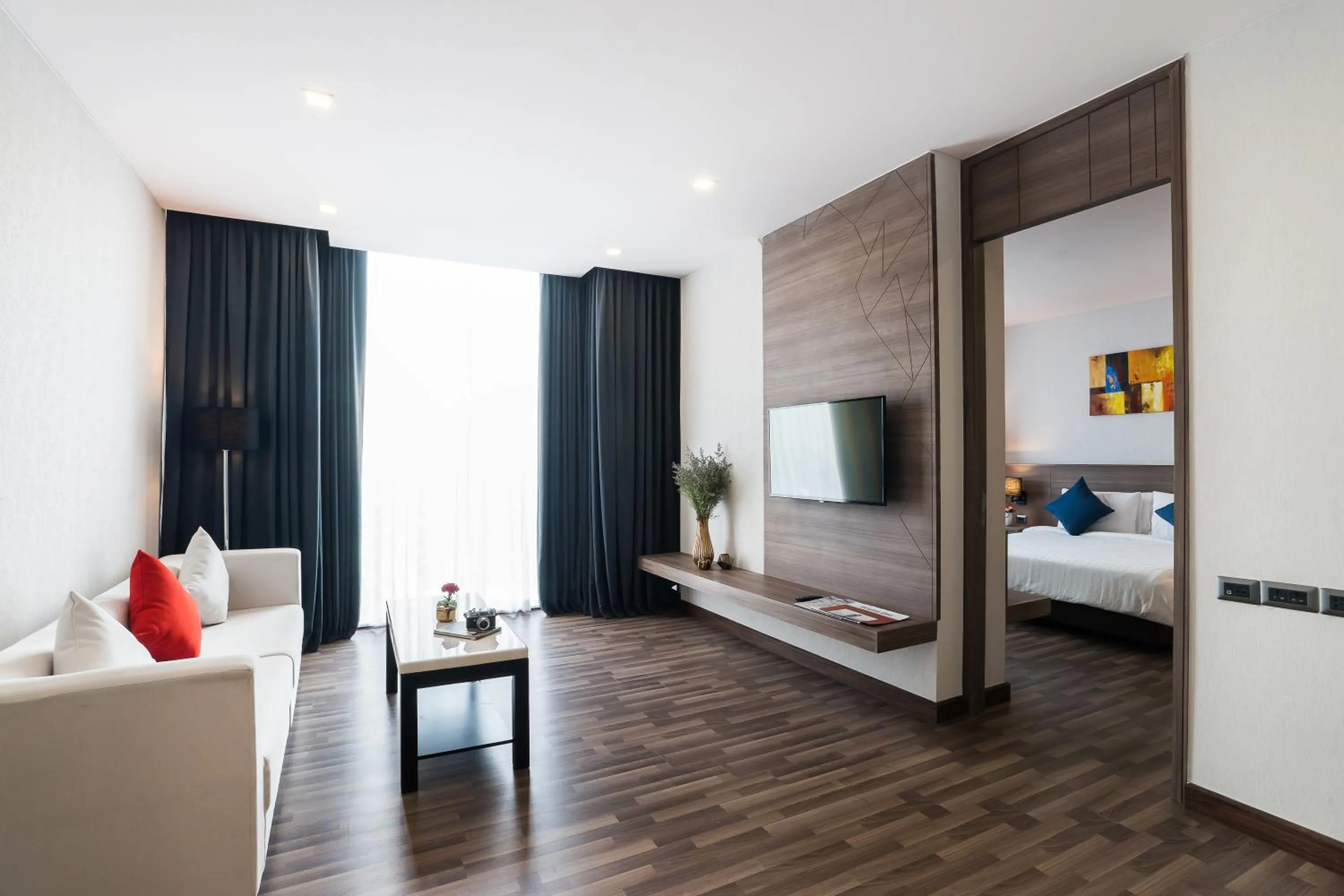 Living room, Bed in Best Western Plus Wanda Grand Hotel