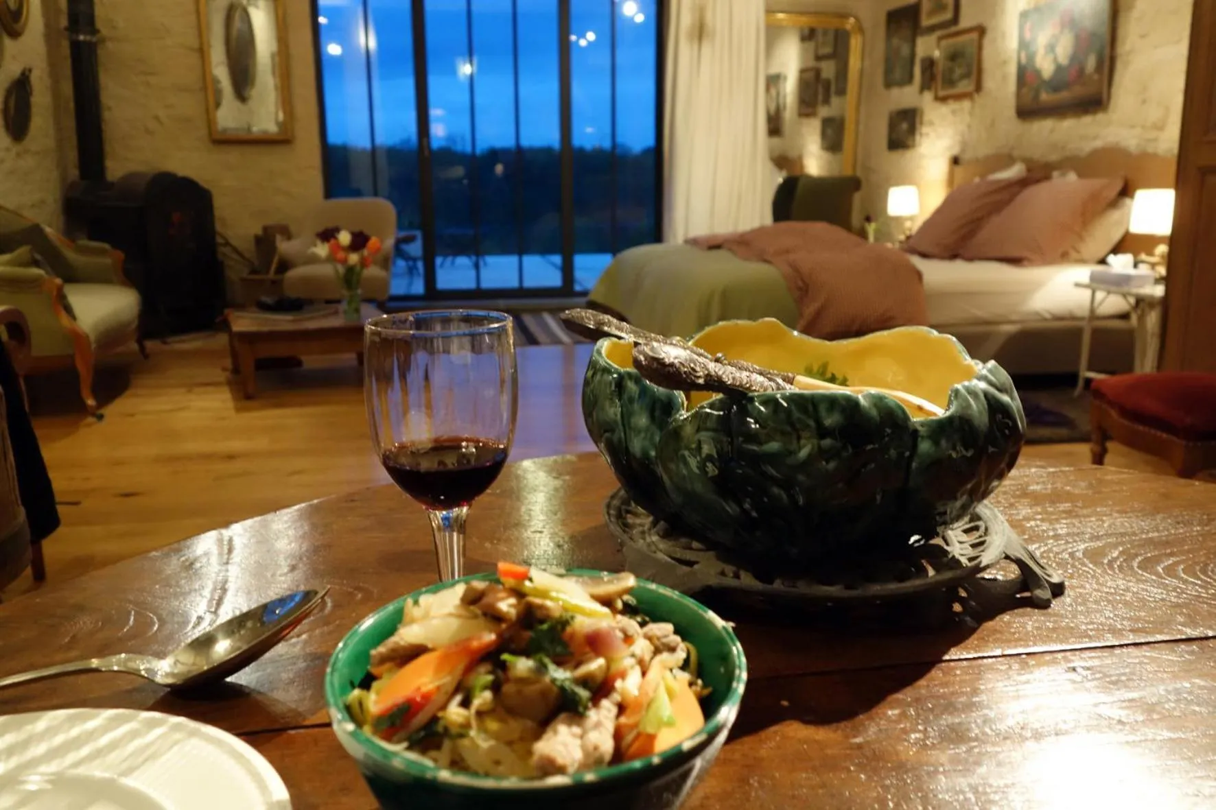 Decorative detail in La Passiflore B&B