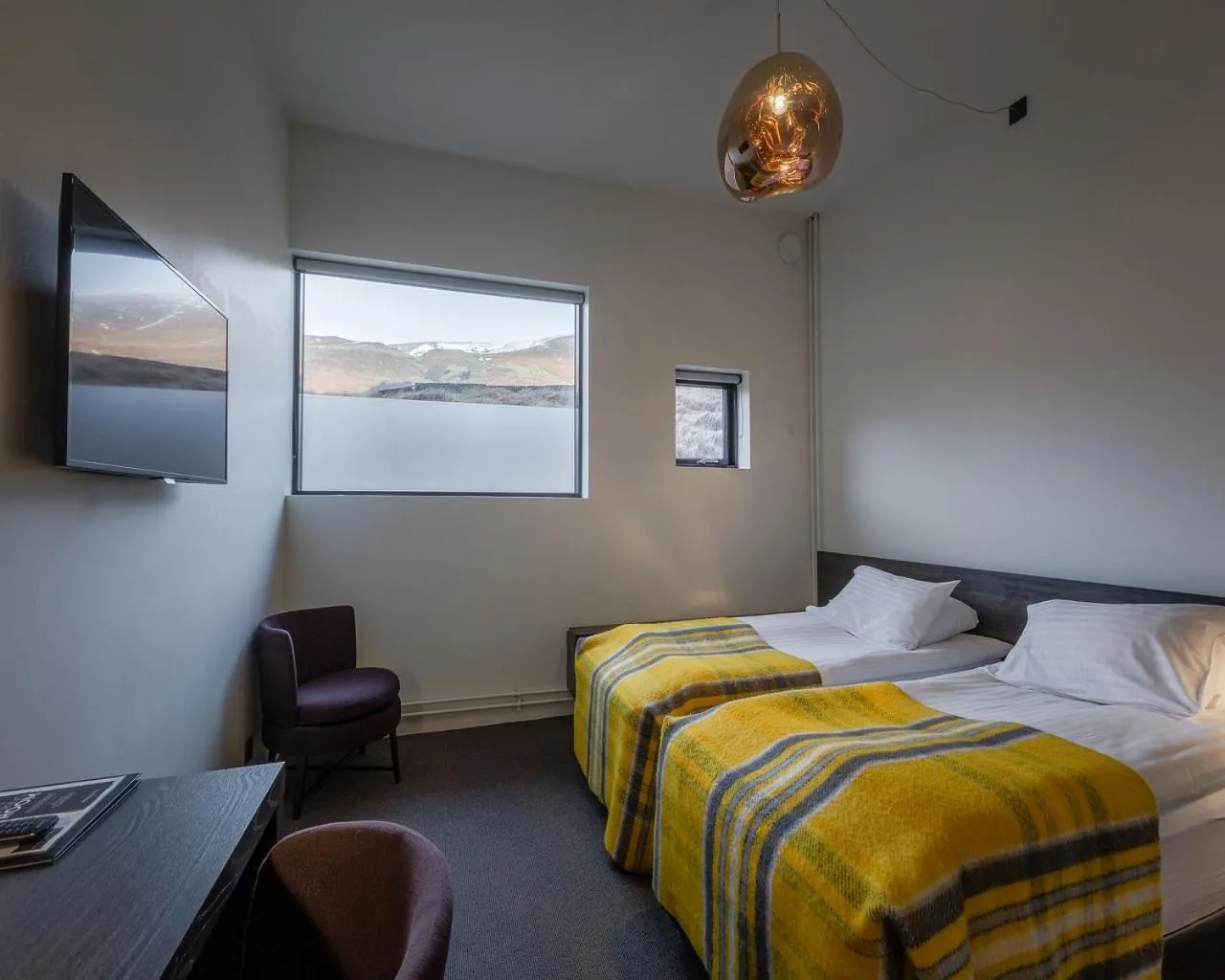 TV and multimedia, Bed in Fosshotel Glacier Lagoon