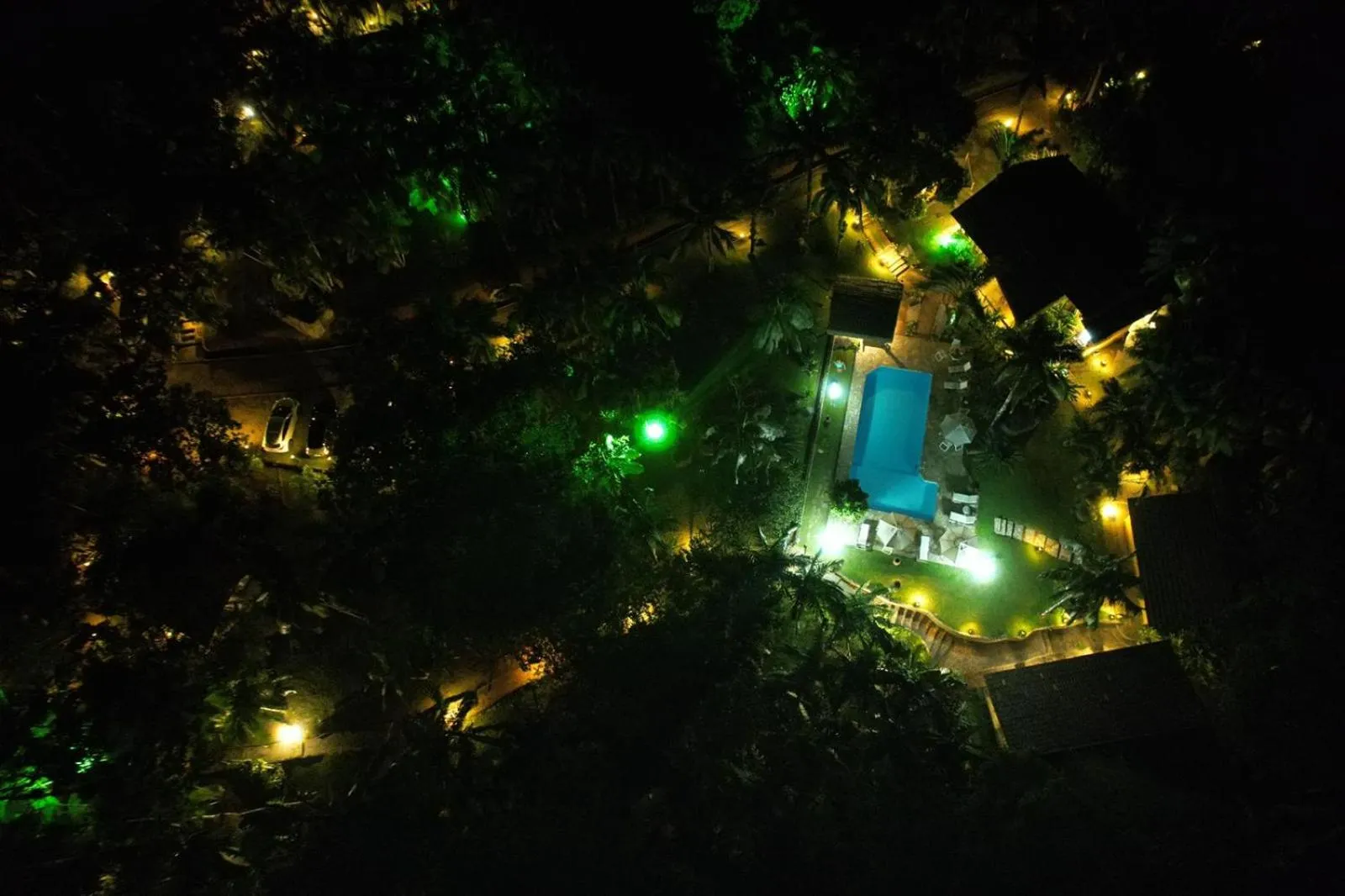 Bird's eye view in Pousada Bromélias