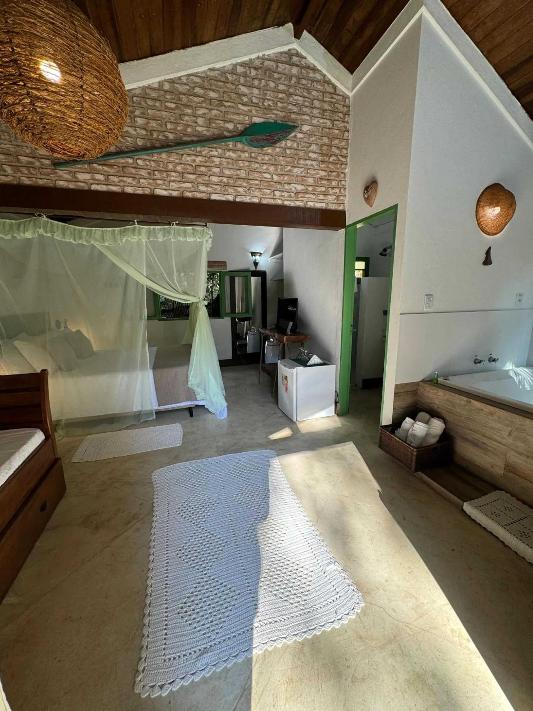 Bedroom in Pousada Bromélias