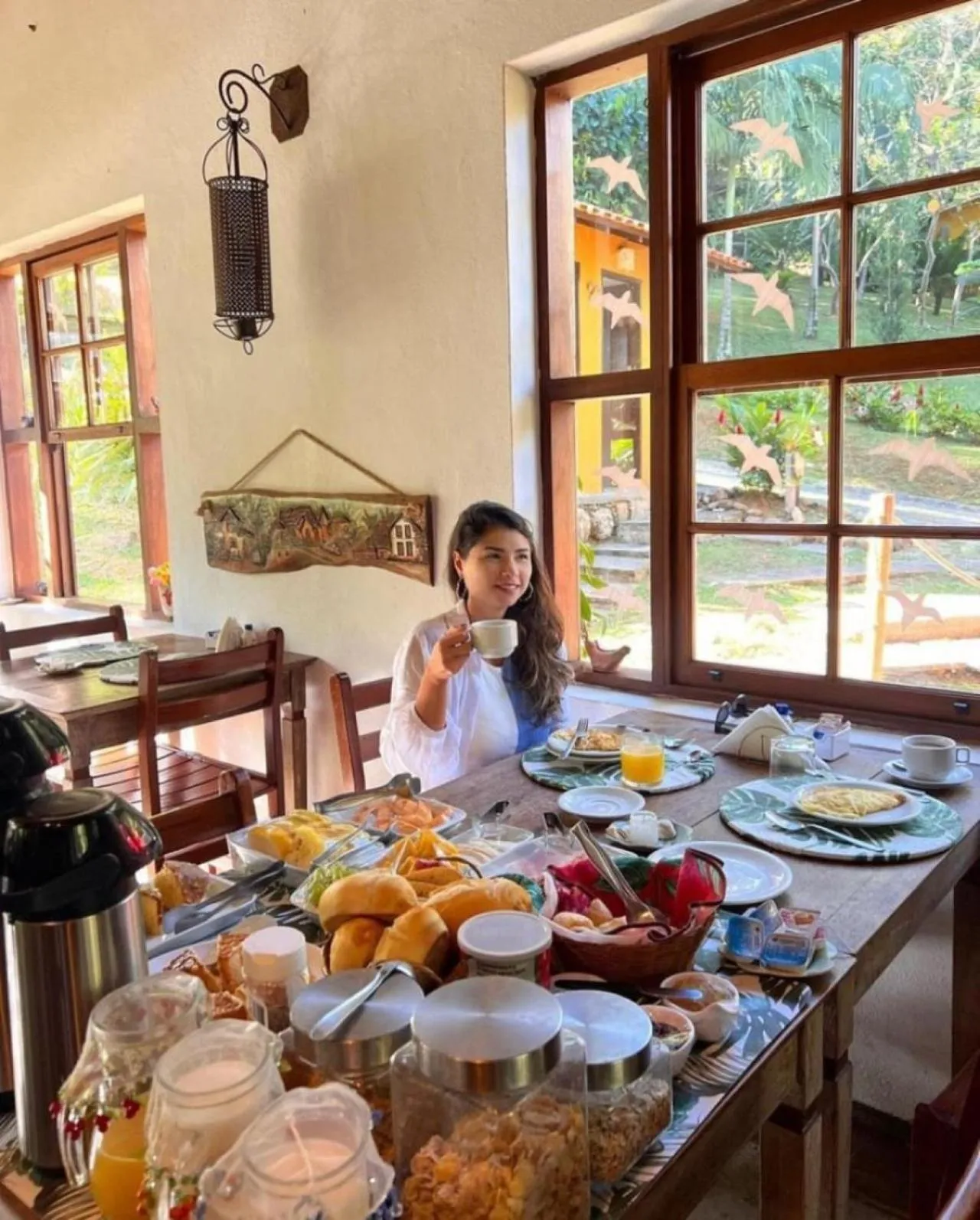 Breakfast in Pousada Bromélias