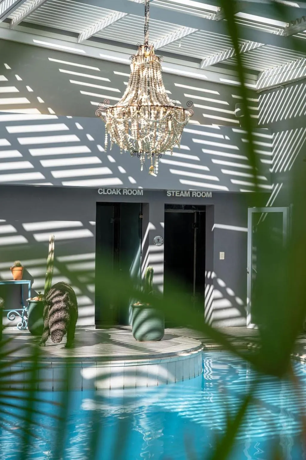 Steam room in Majeka House Boutique Hotel by The Living Journey Collection