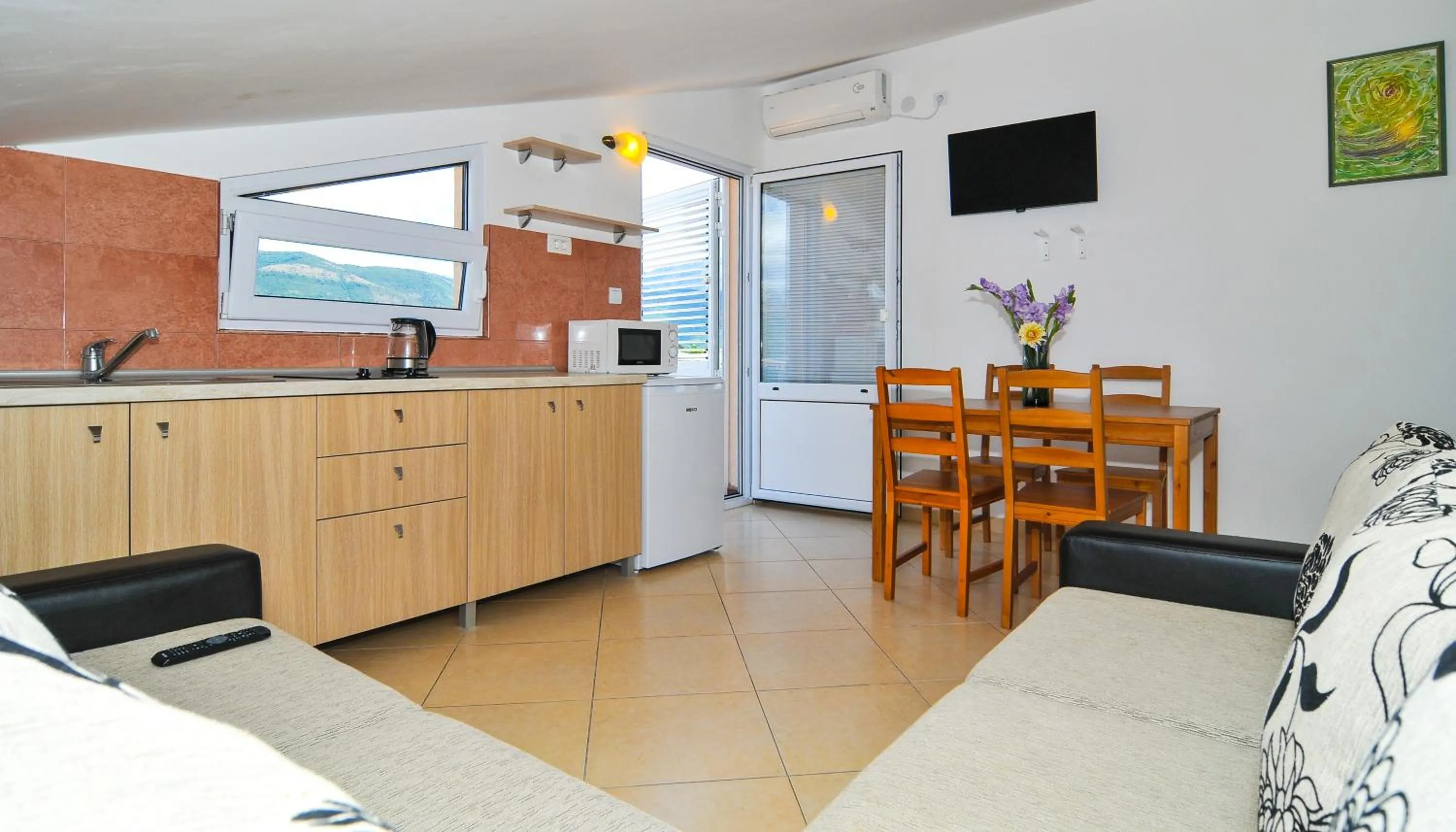 Kitchen or kitchenette in Apartments Novo Mulo