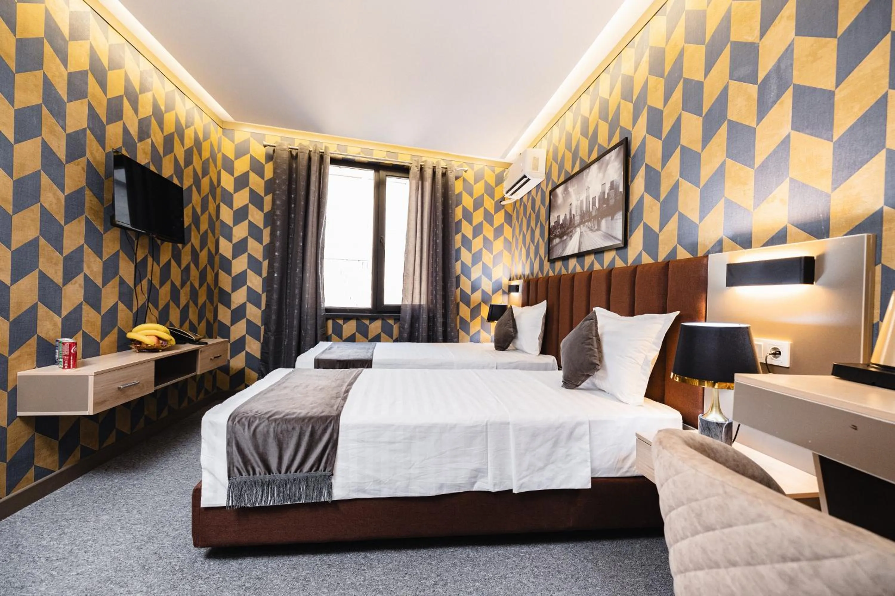 Bed in Art Air hotel