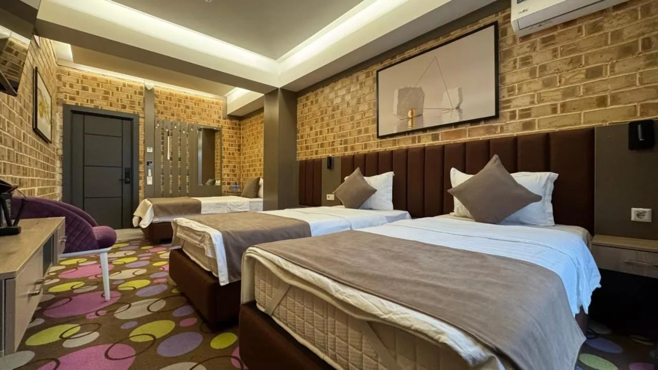 Bed in Art Air hotel