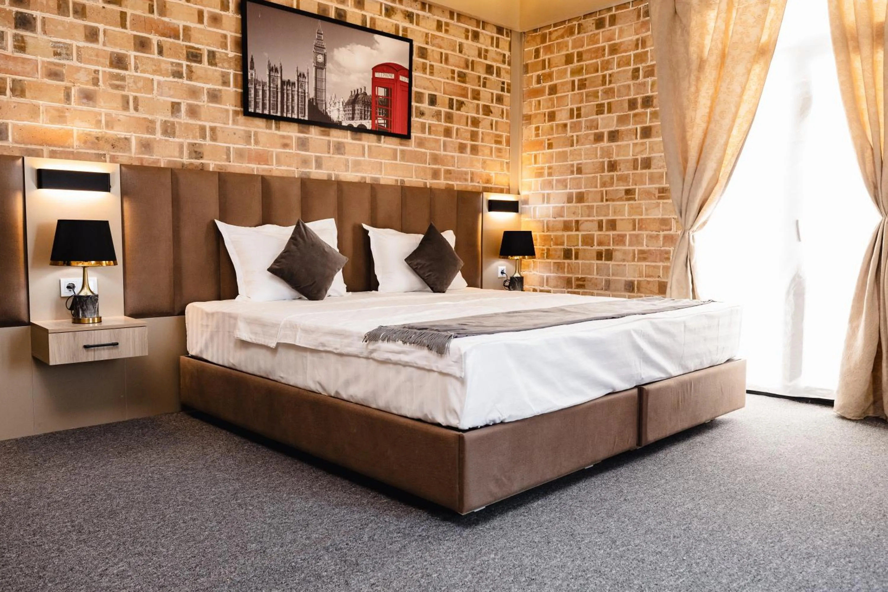 Bed in Art Air hotel