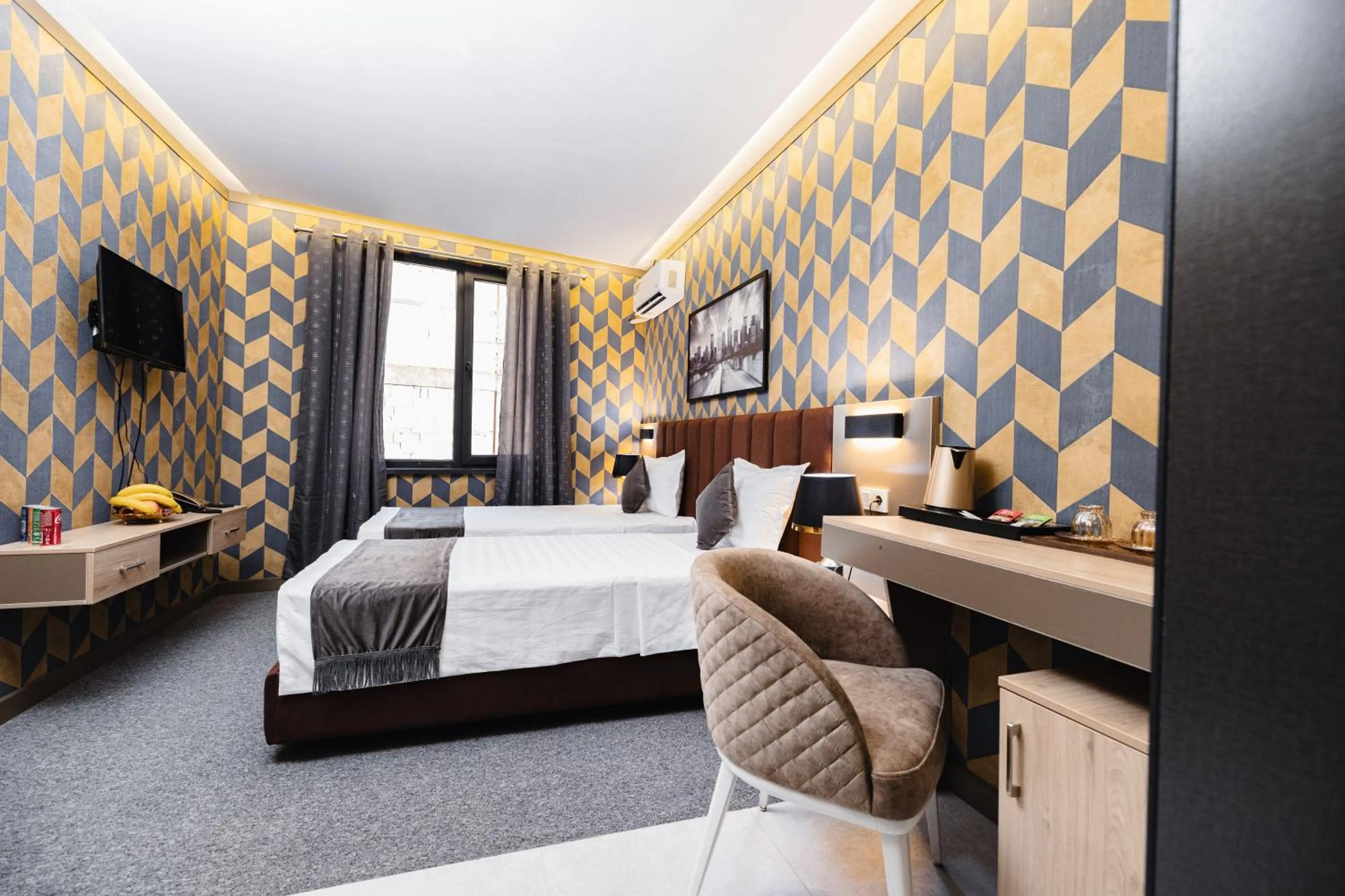 Bed in Art Air hotel