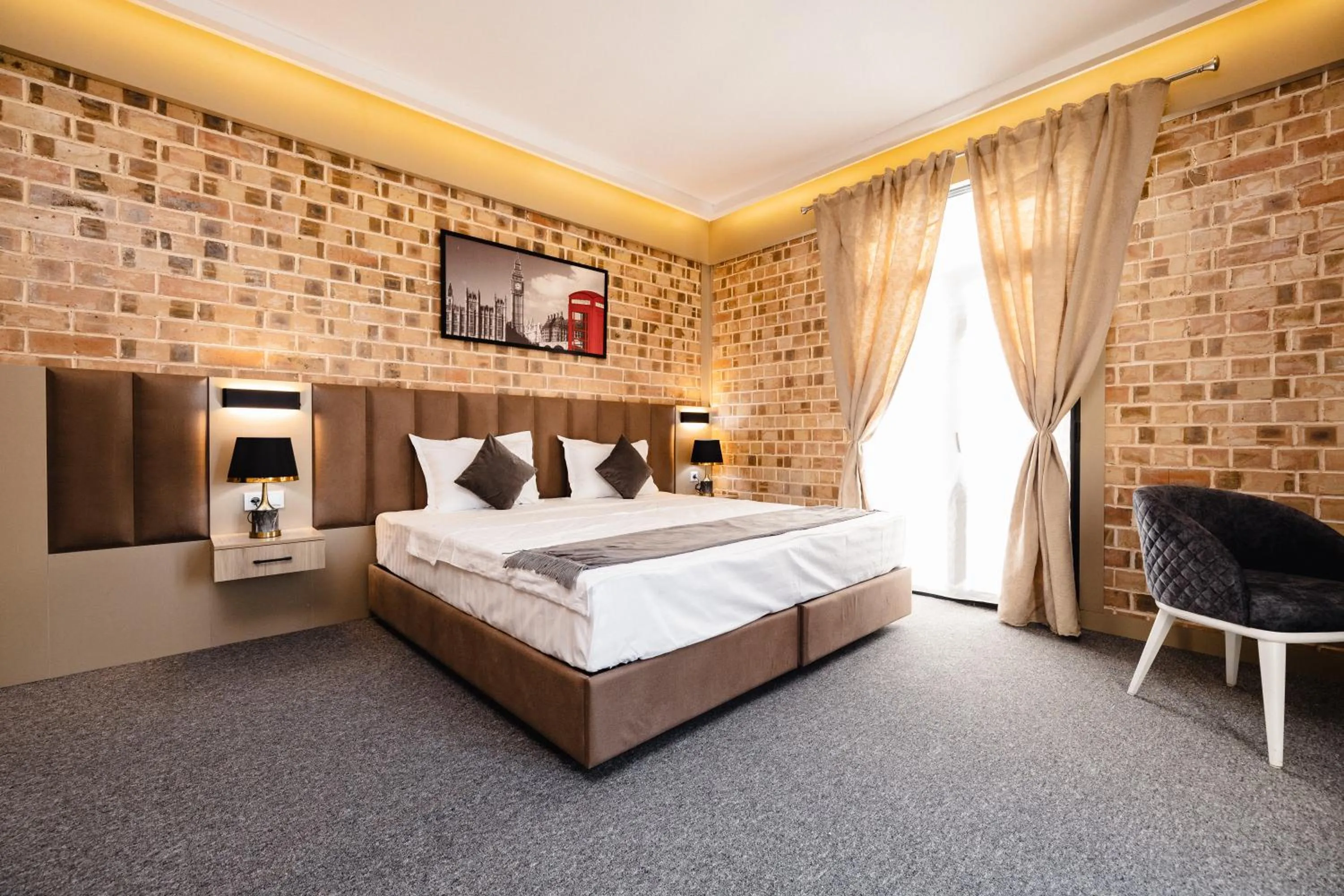 Bed in Art Air hotel