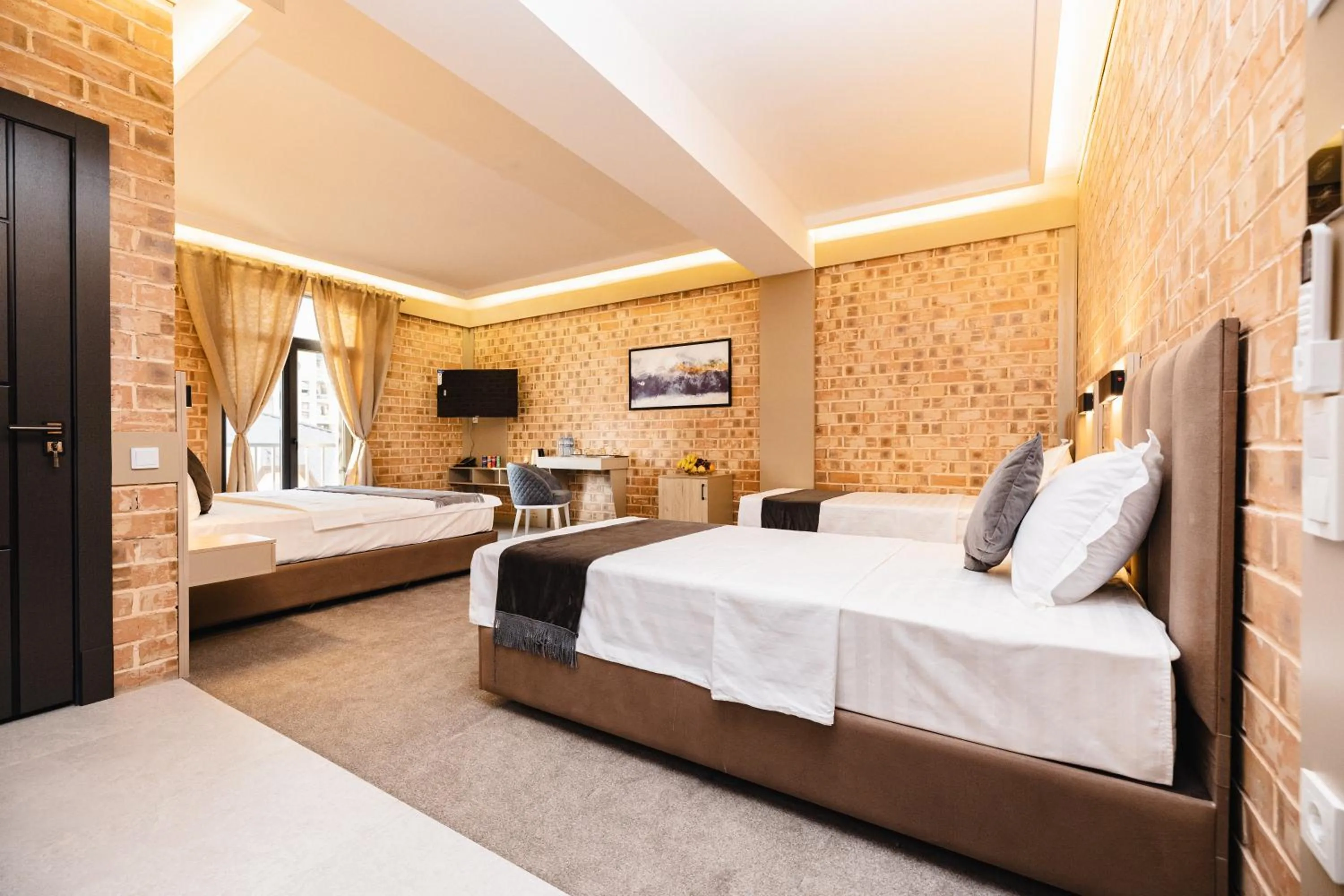 Bed in Art Air hotel