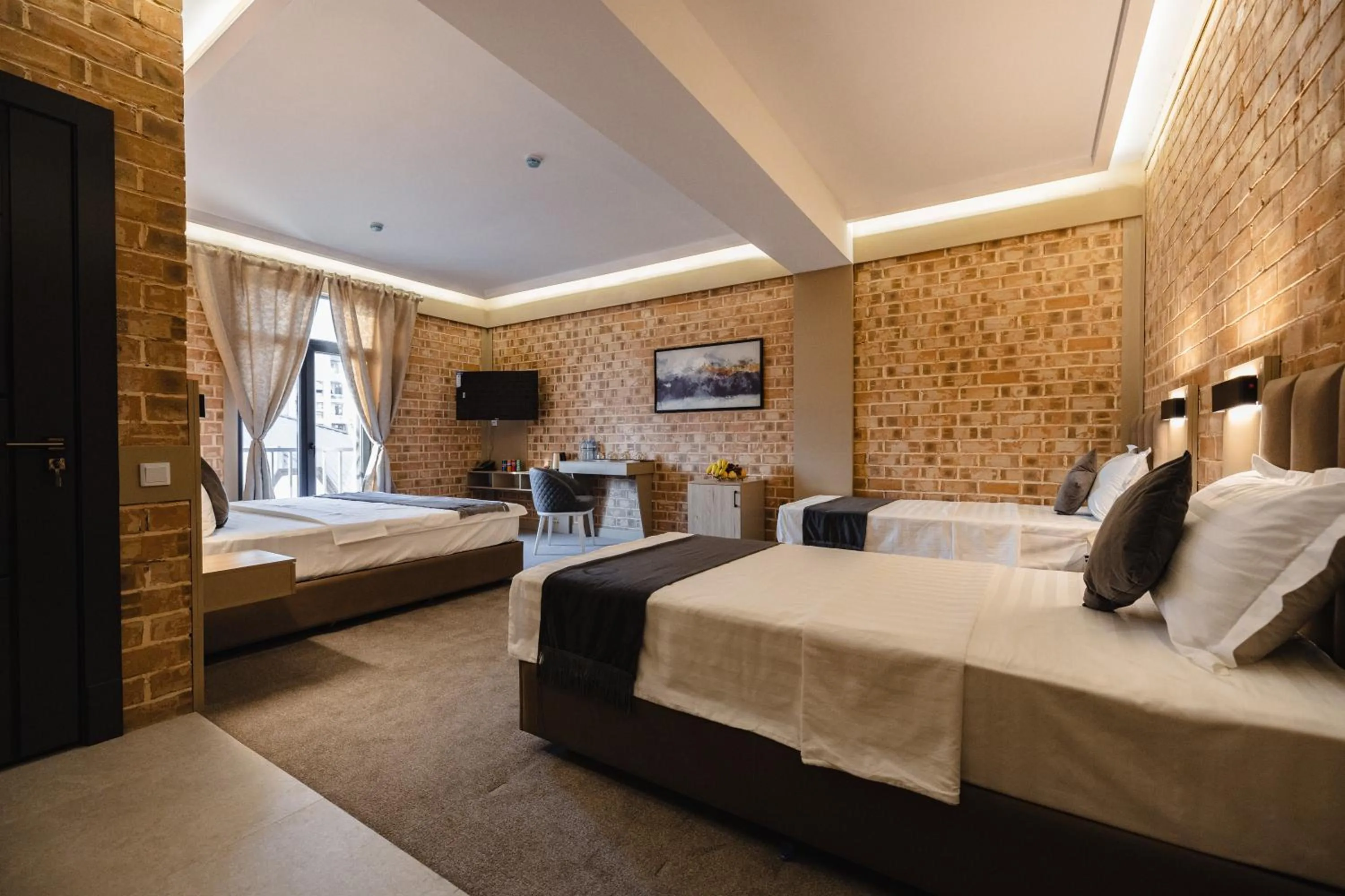 Bed in Art Air hotel