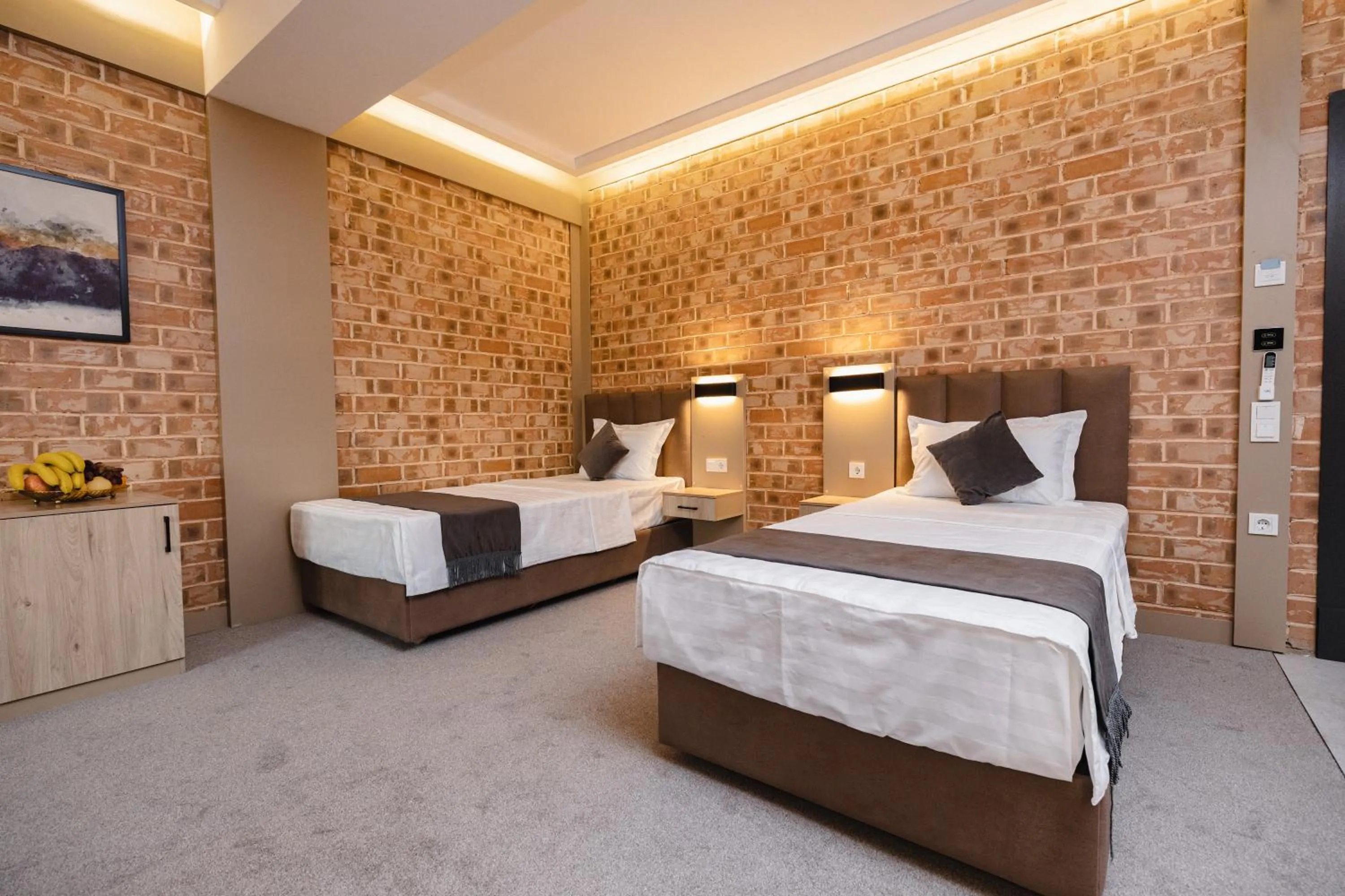 Bed in Art Air hotel