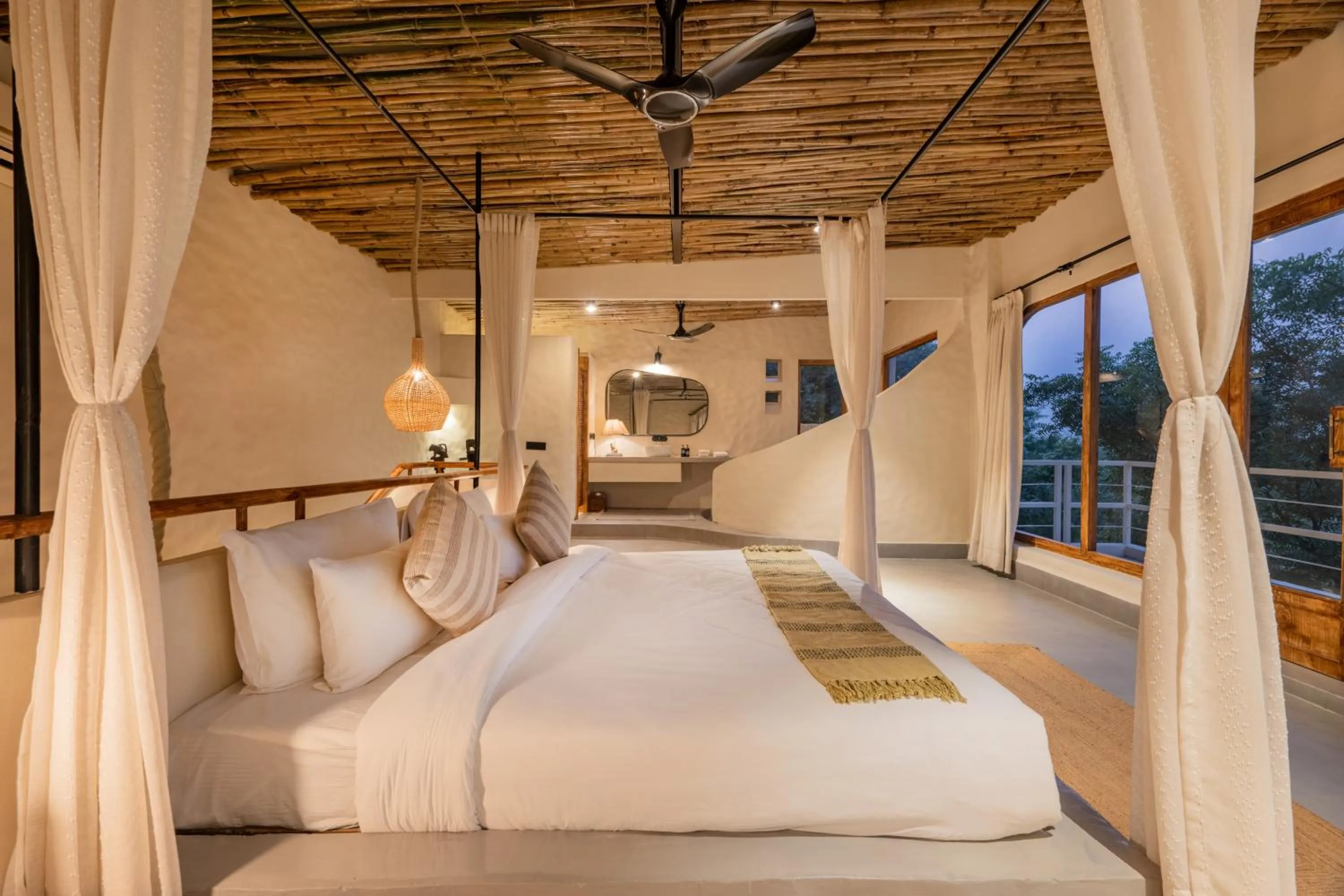 Bed in Utsav Camp Sariska