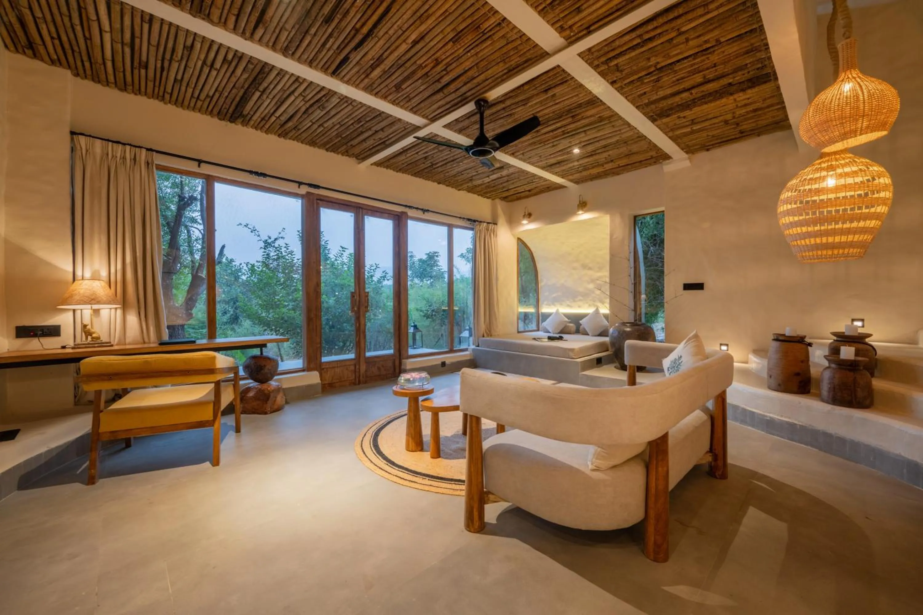 Bed in Utsav Camp Sariska