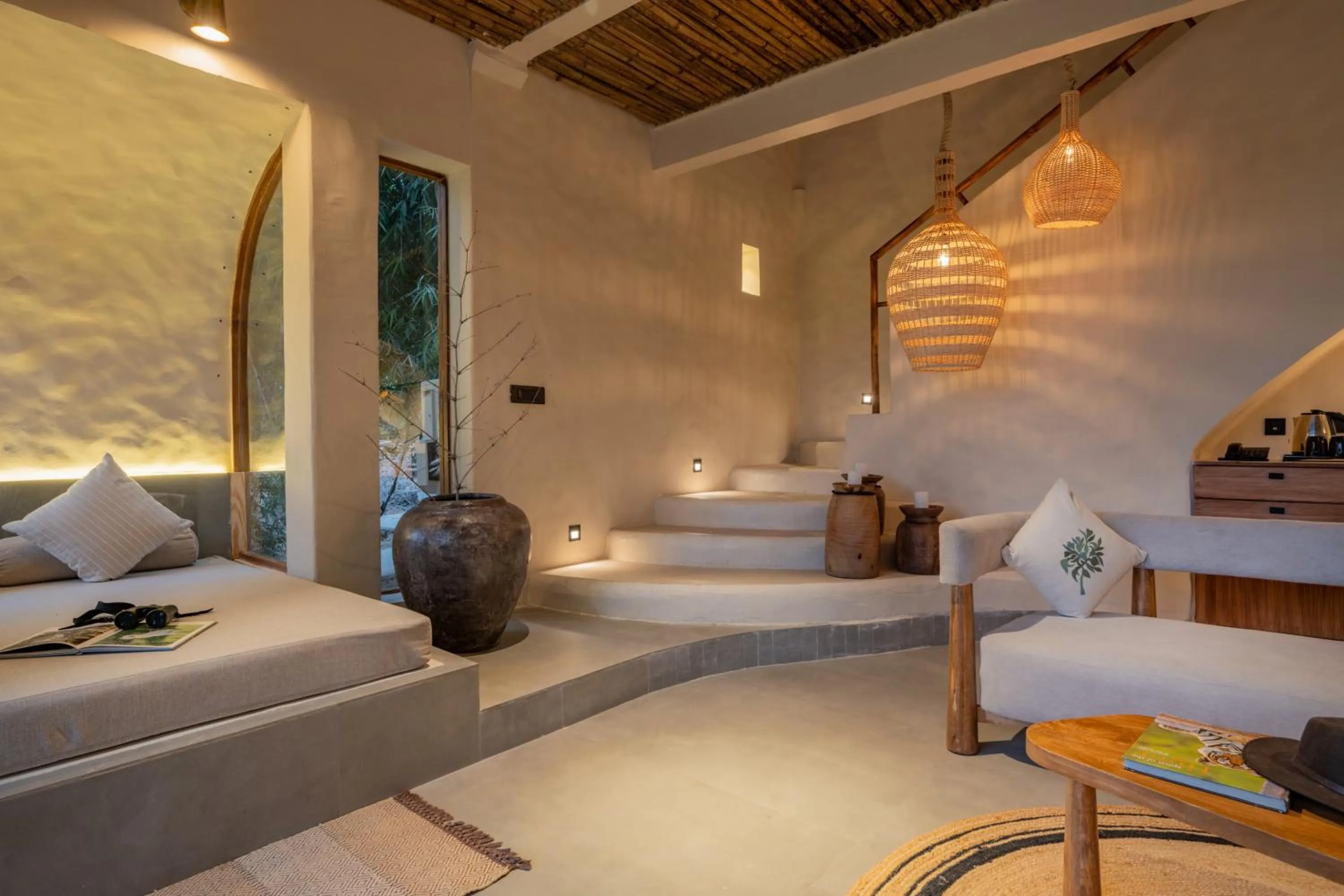 Bed in Utsav Camp Sariska