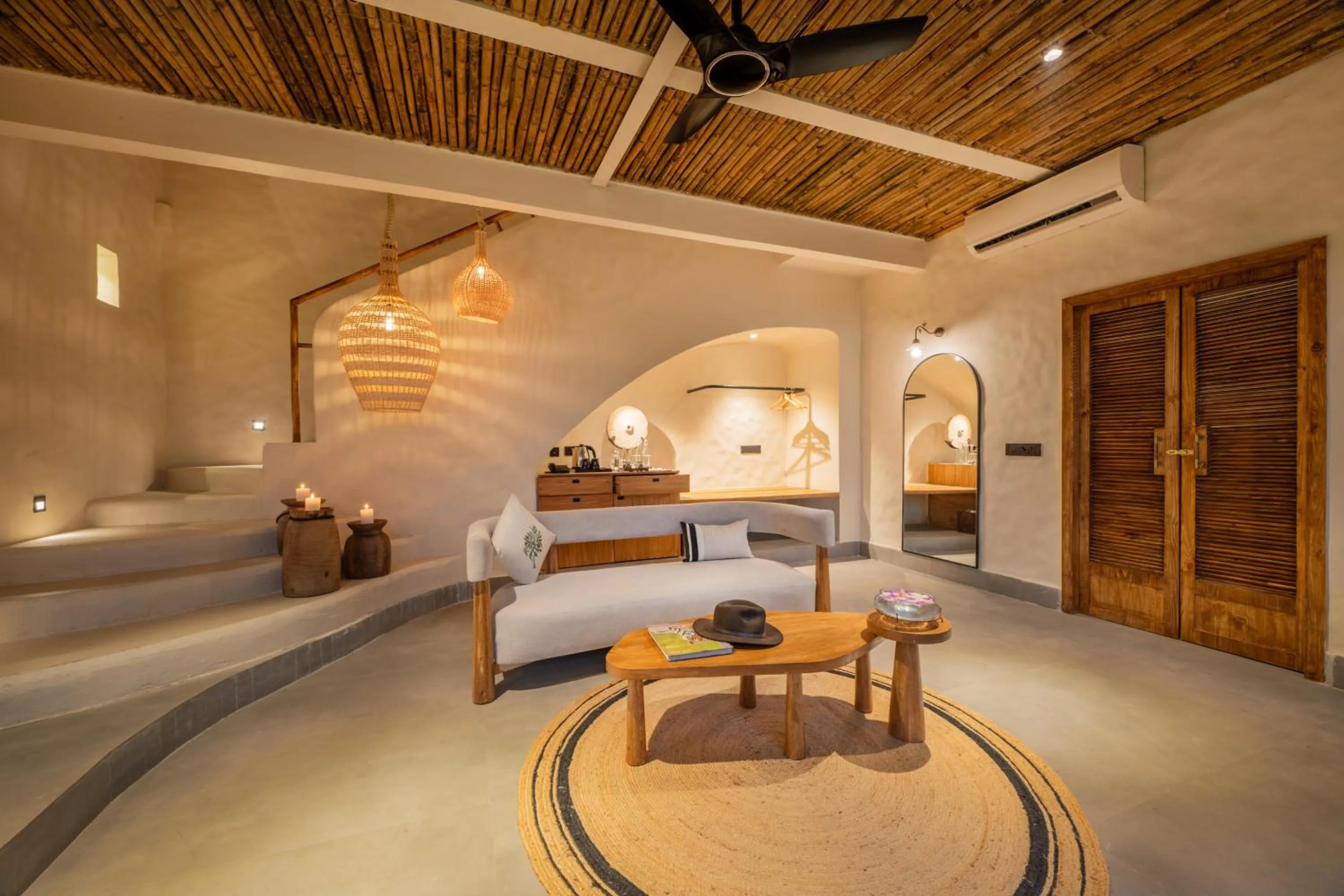 Bed in Utsav Camp Sariska