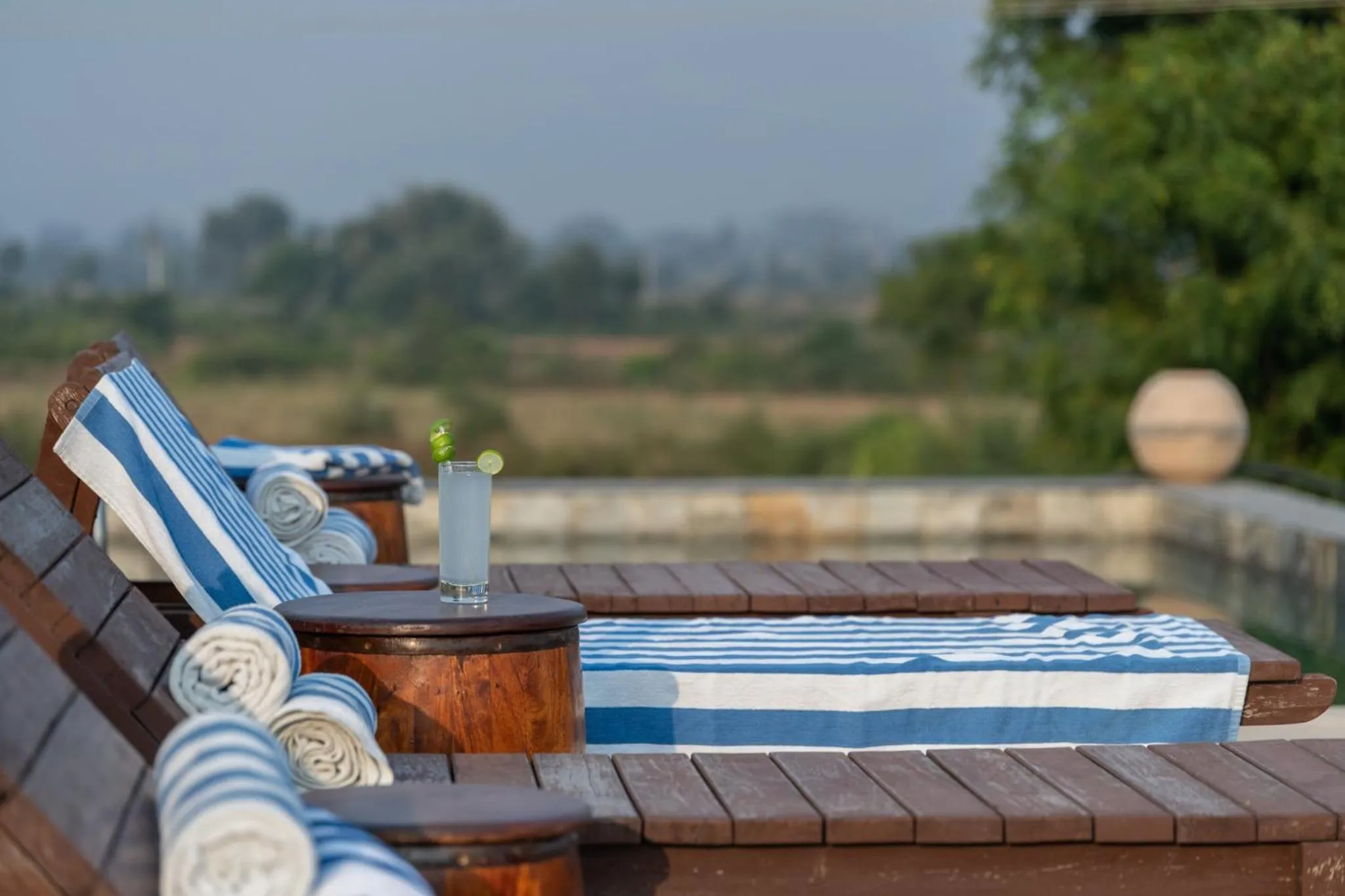 Swimming pool in Utsav Camp Sariska