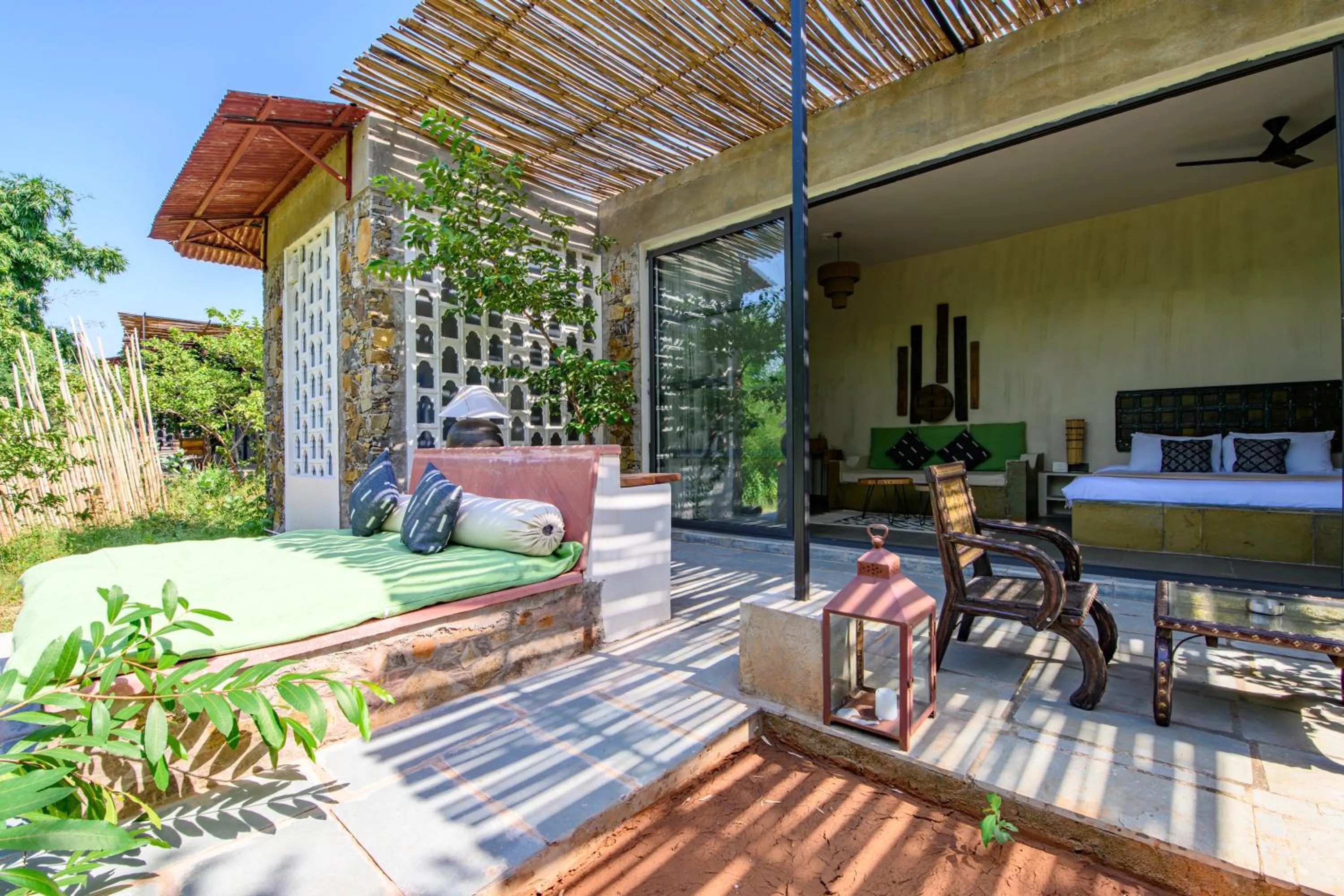 Patio in Utsav Camp Sariska