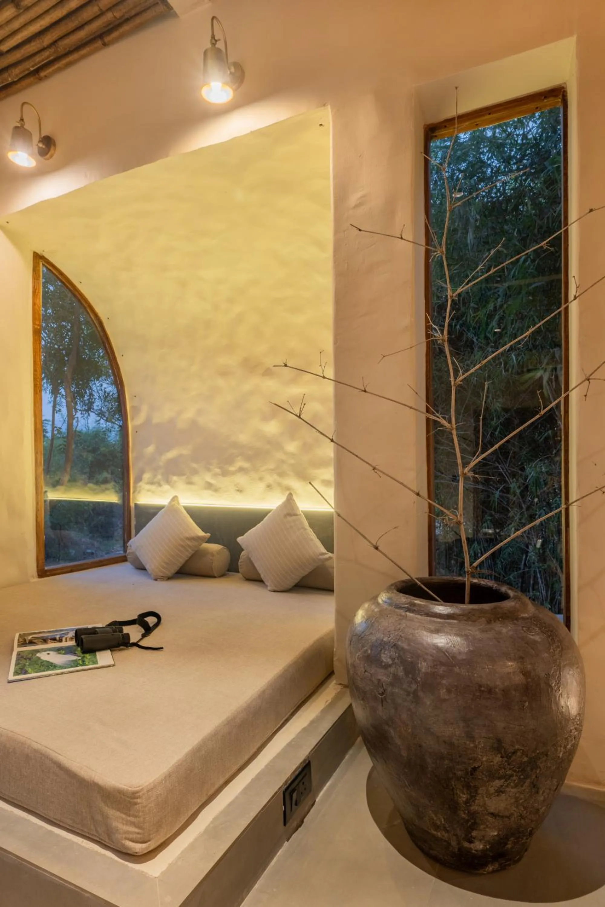 Bed in Utsav Camp Sariska