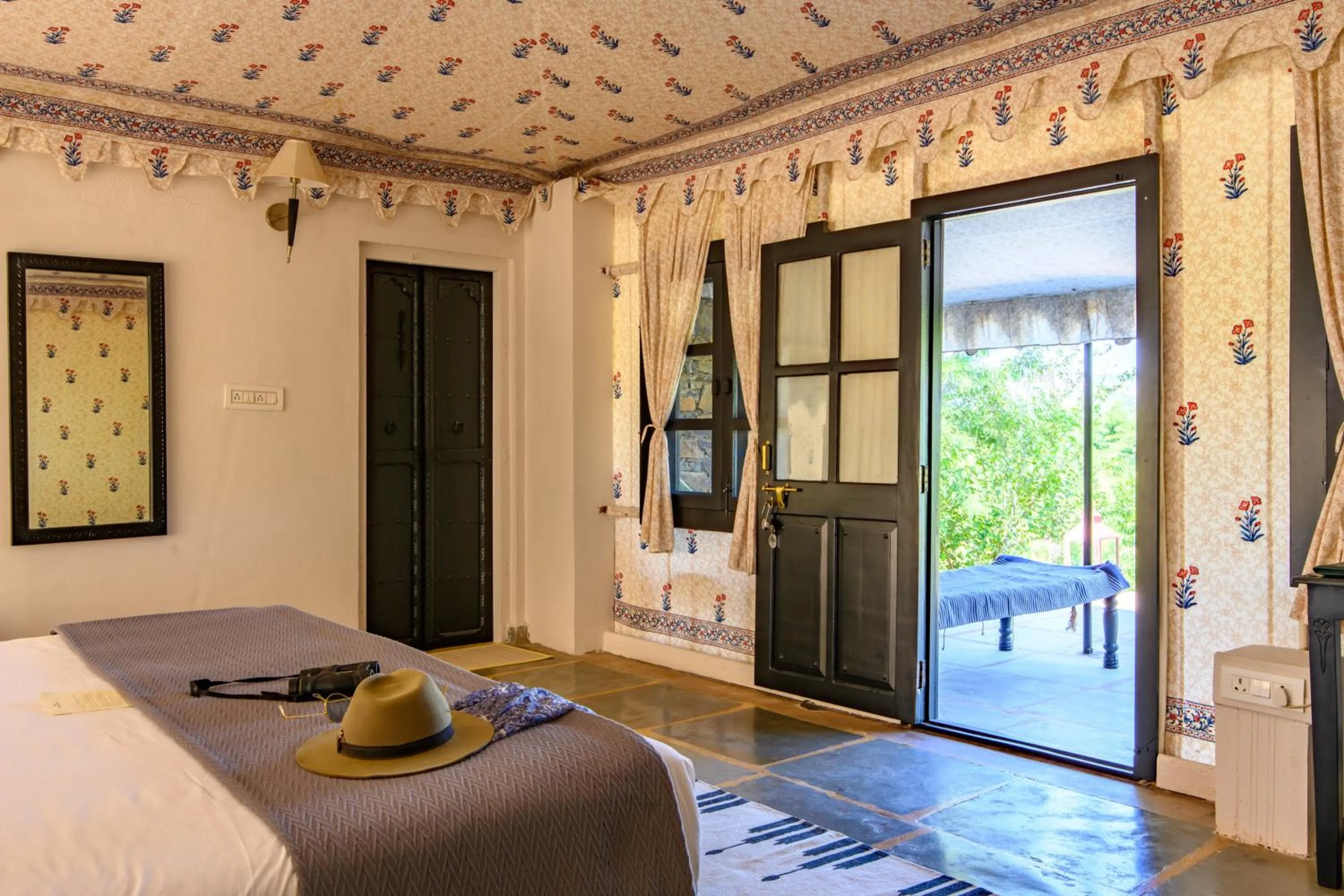 Bedroom, Bed in Utsav Camp Sariska