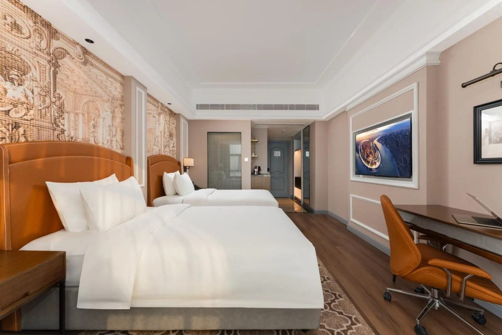 Bed in Vienna International Hotel Shanghai Hongqiao International Exhibition Center Cao'an Road Branch