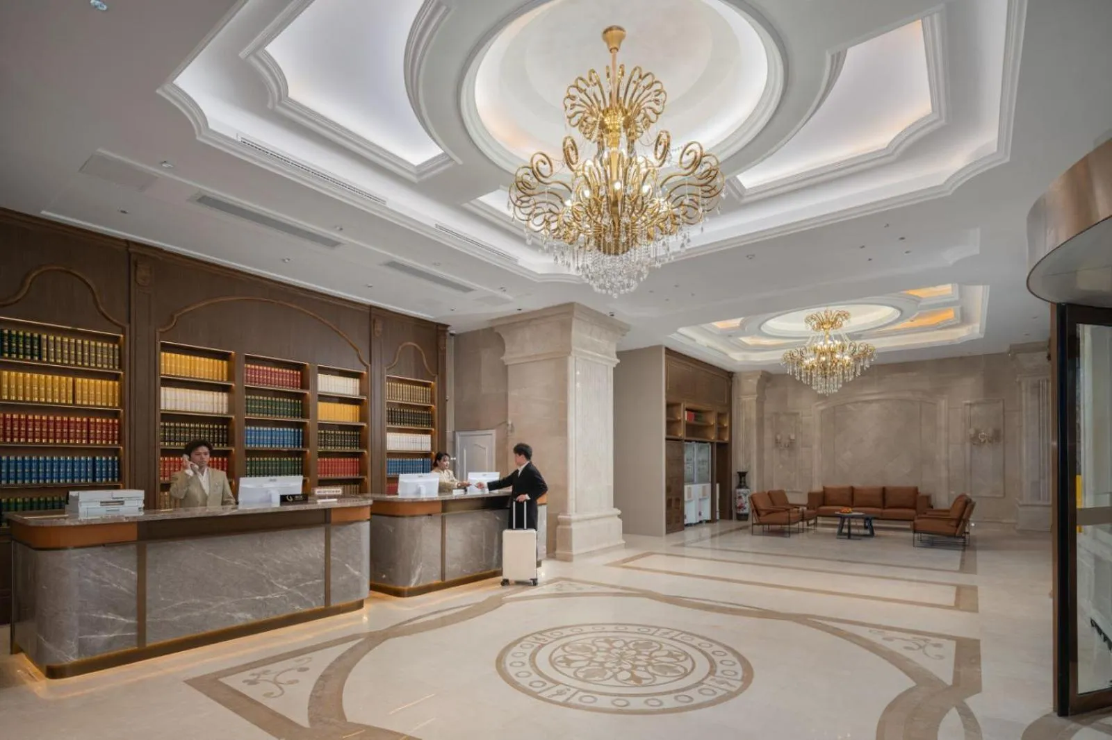 Lobby or reception in Vienna International Hotel Shanghai Hongqiao International Exhibition Center Cao'an Road Branch