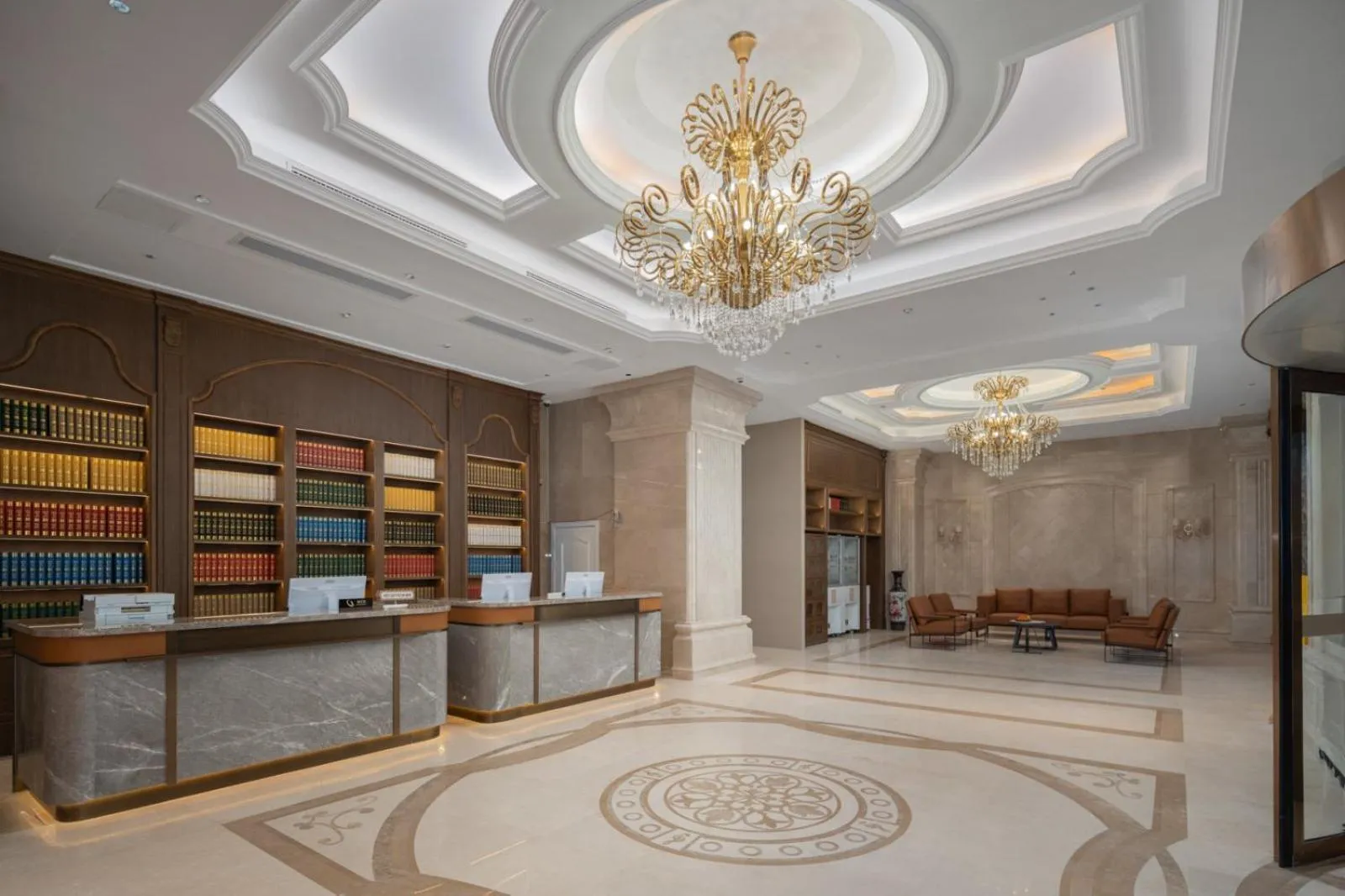 Living room in Vienna International Hotel Shanghai Hongqiao International Exhibition Center Cao'an Road Branch