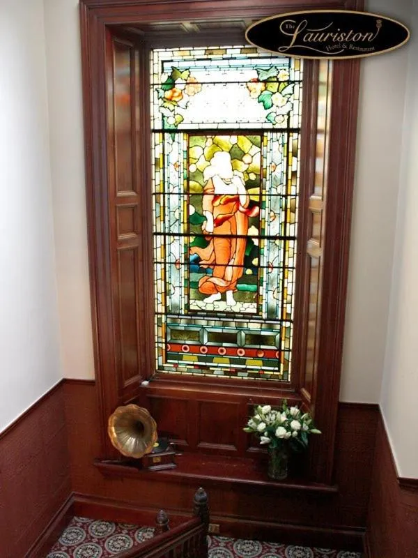 Decorative detail in Lauriston Hotel