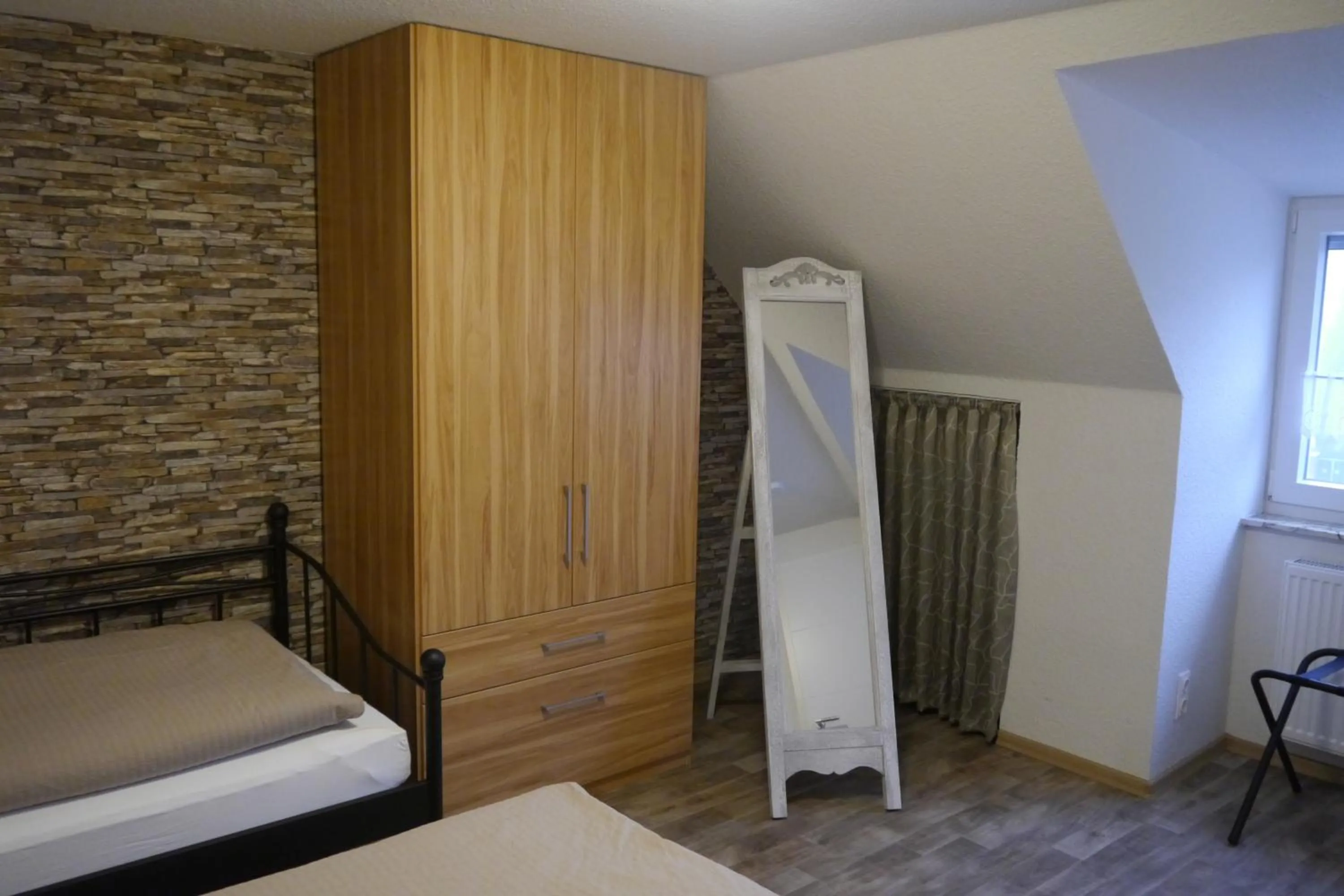 Bed in Hotel Haus Wittwer