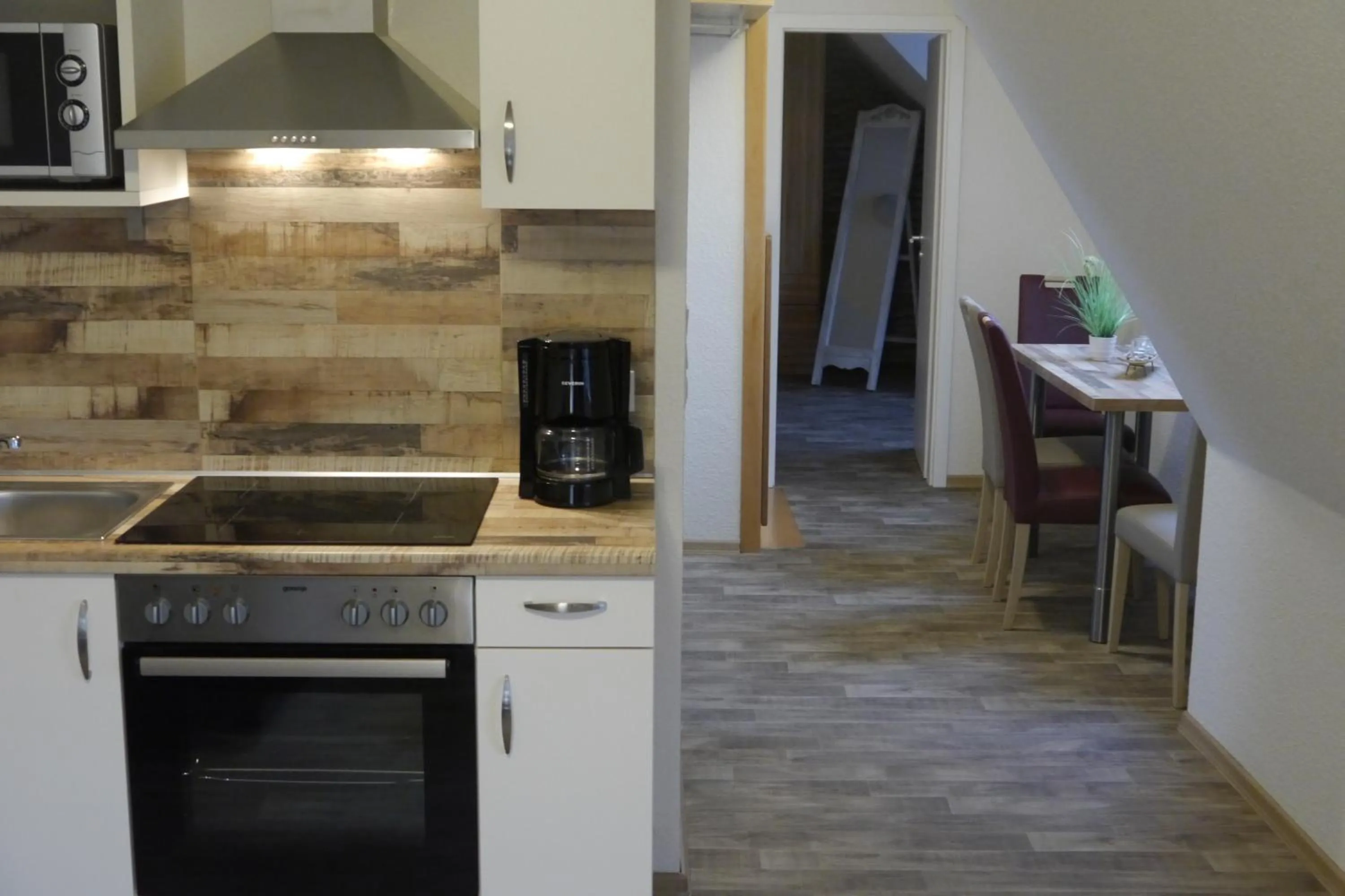 Kitchen or kitchenette in Hotel Haus Wittwer