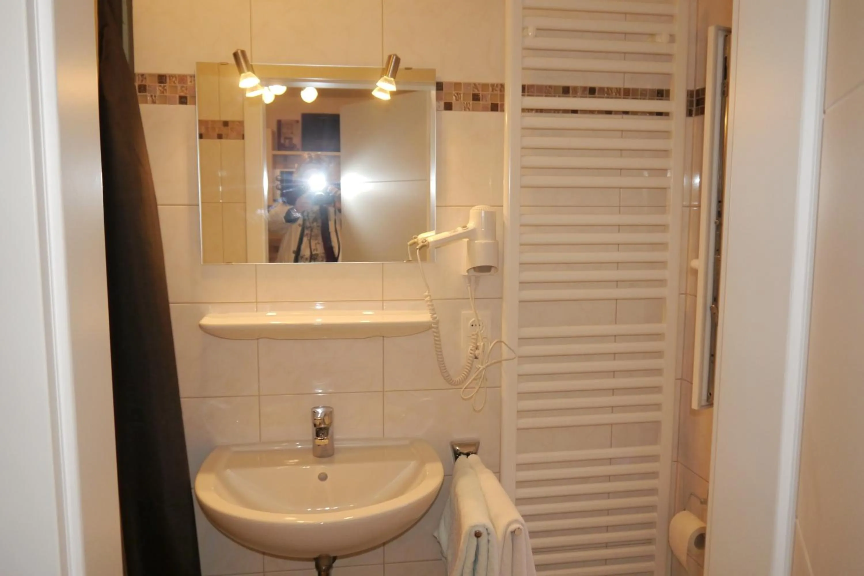 Toilet in Hotel Haus Wittwer