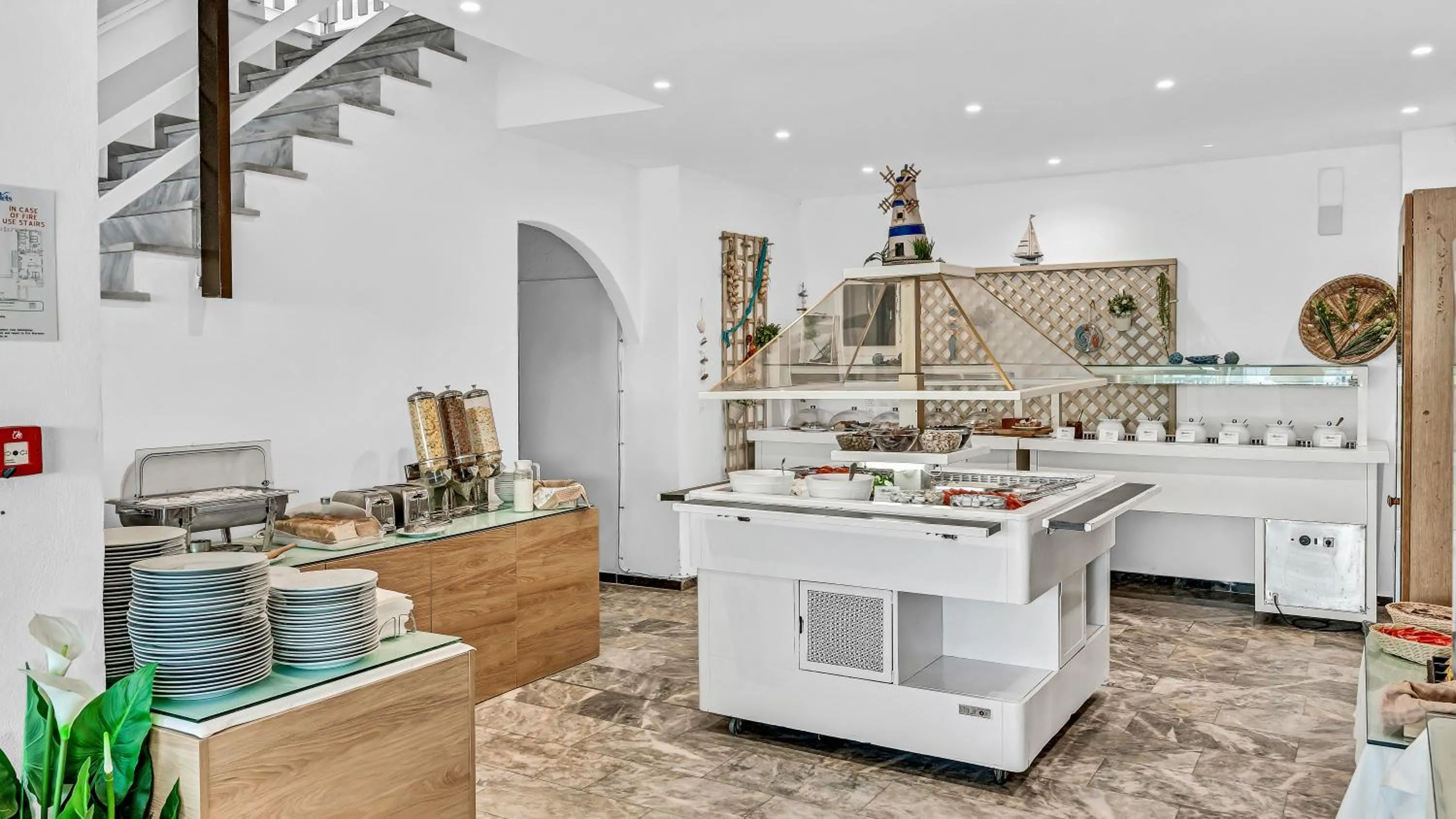 Buffet breakfast in Sunset Beach Hotel