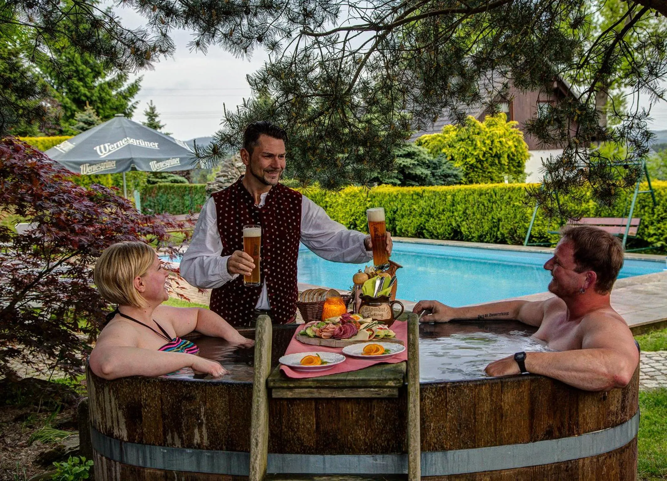 Garden in Hotel Alpenhof