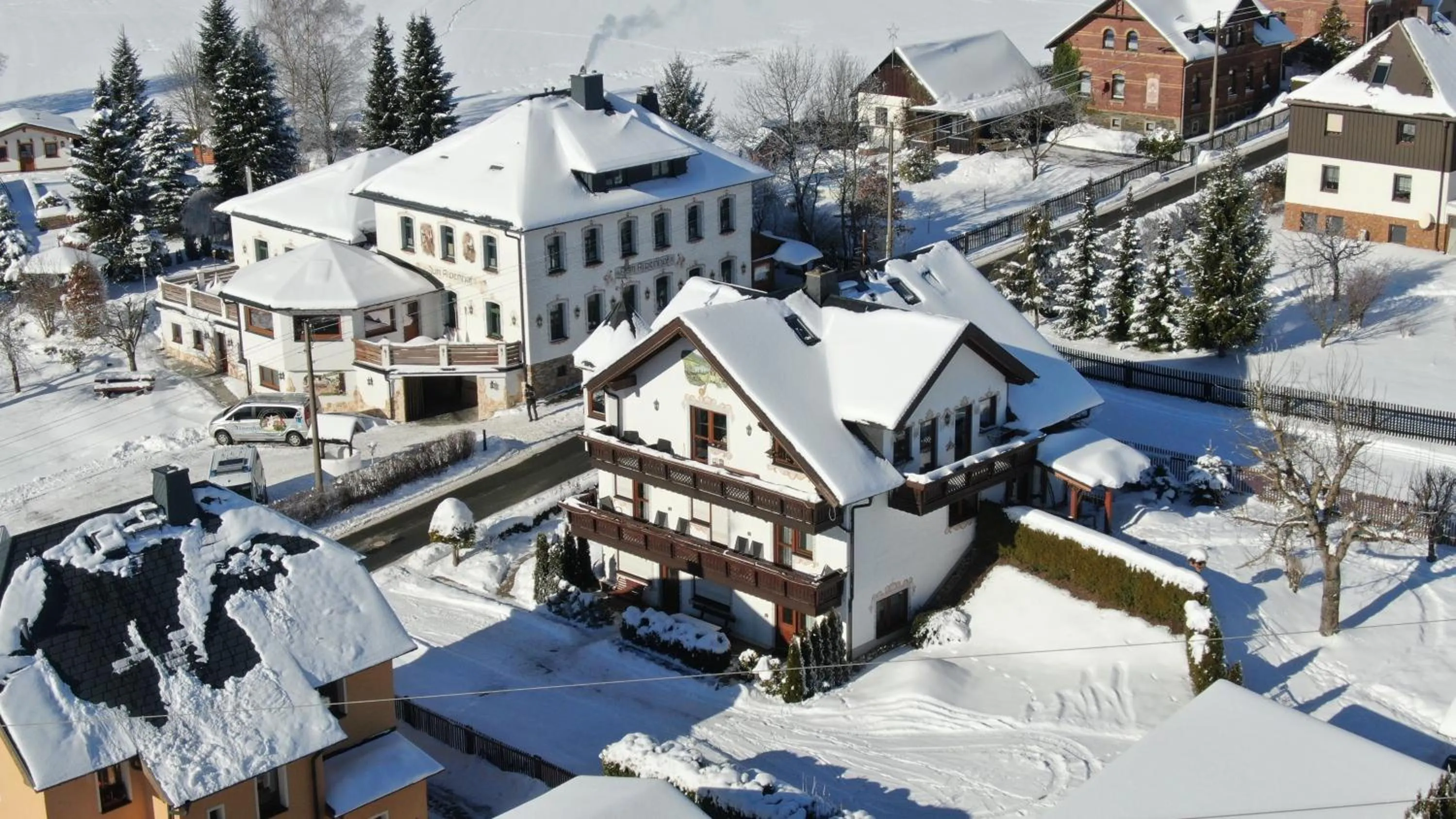 Property building in Hotel Alpenhof