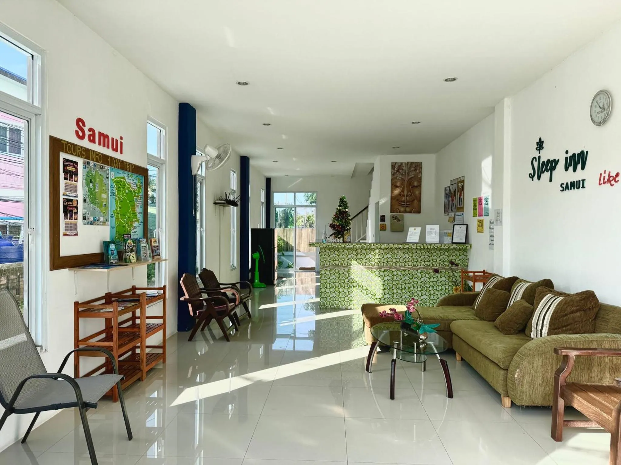 Living room in Sleep inn Samui