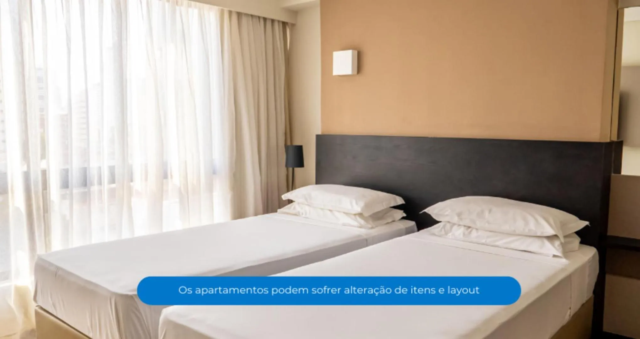 Bed in Roomo Praia de Boa Viagem Residencial