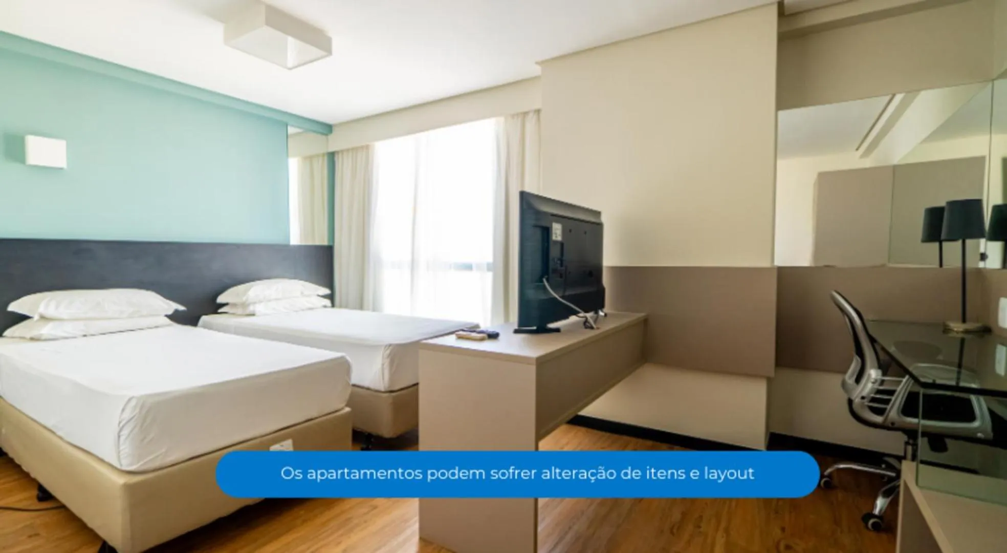 Bed in Roomo Praia de Boa Viagem Residencial