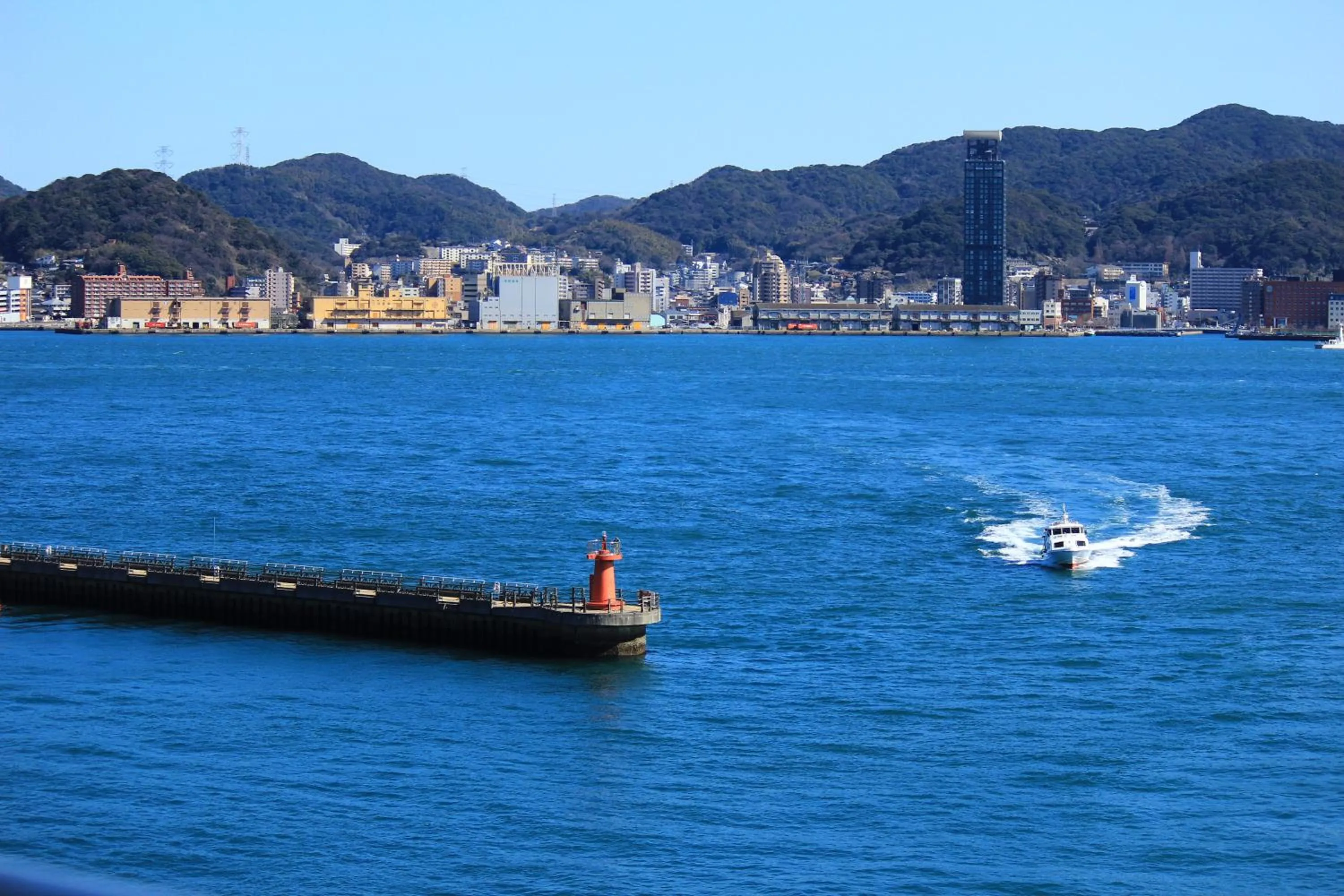 Sea view in Shimonoseki Grand Hotel